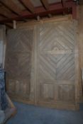 Double oak door-H260x260