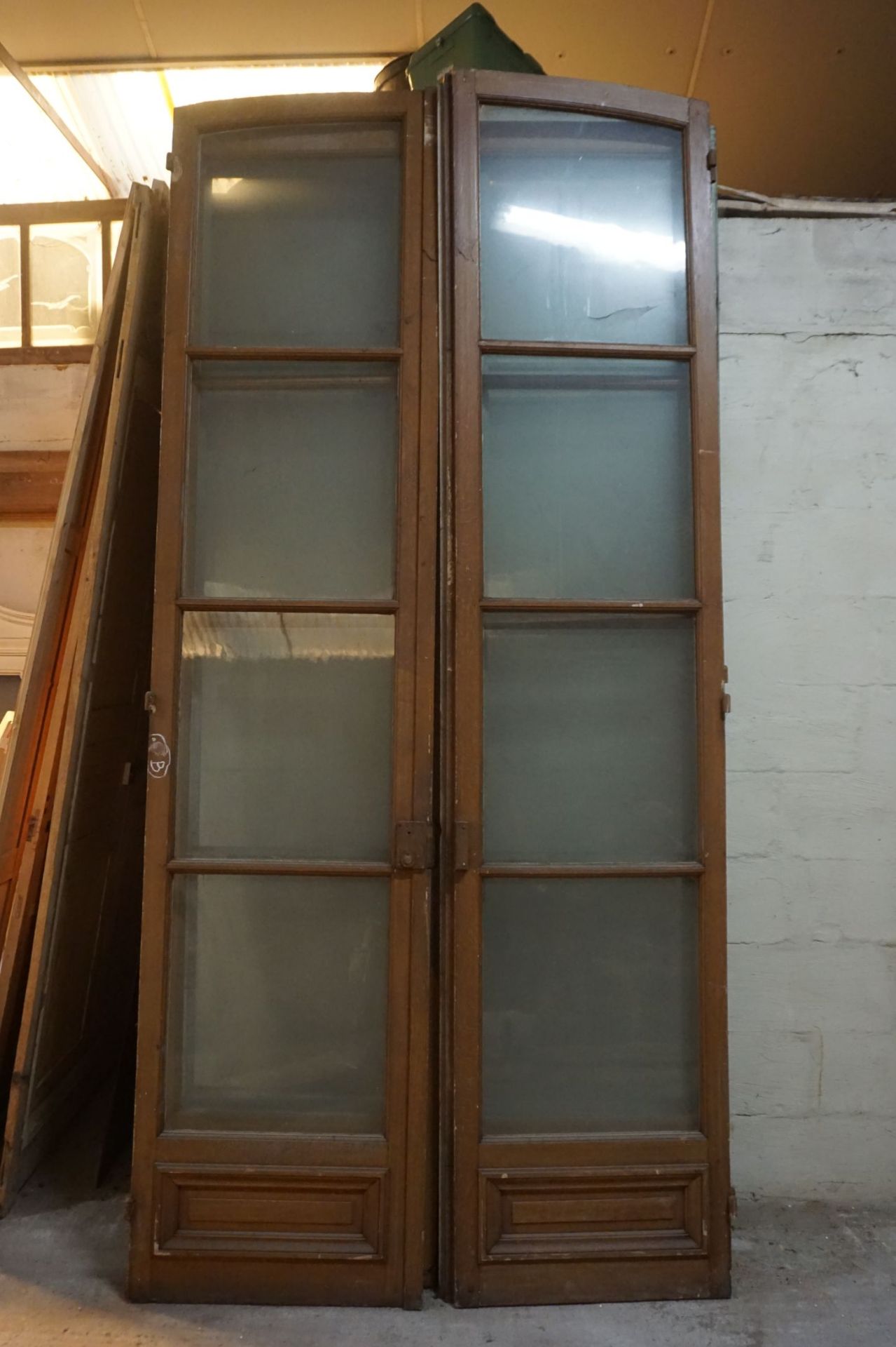 Lot (8) of (double) doors-H305x140