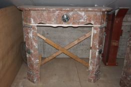 Marble fireplace-H125x137x45