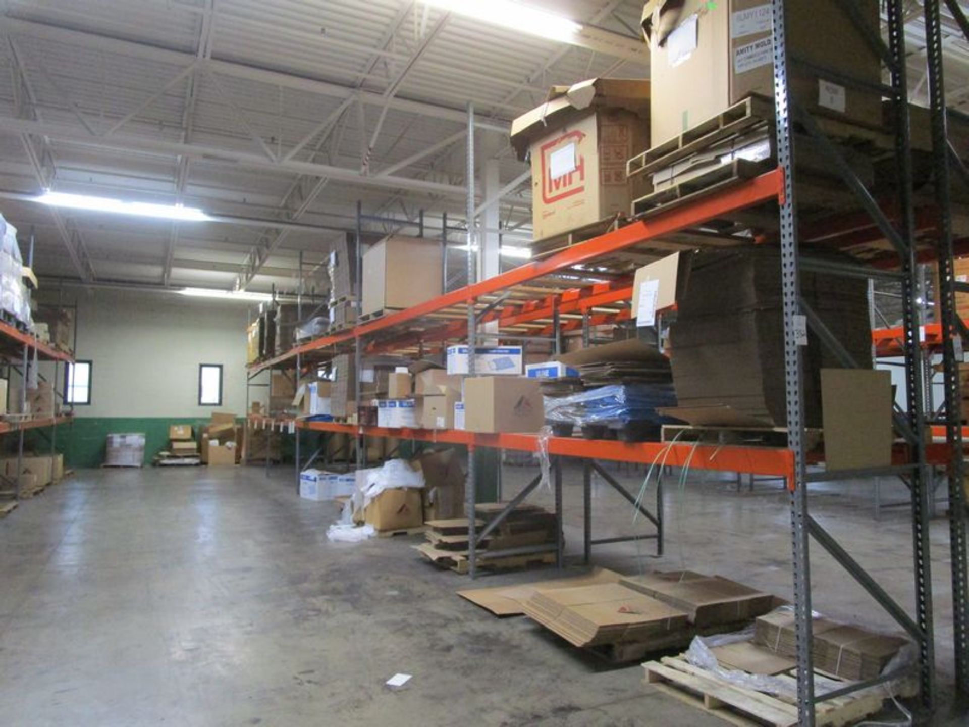 Lot of (5) Sections of Pallet Racking
