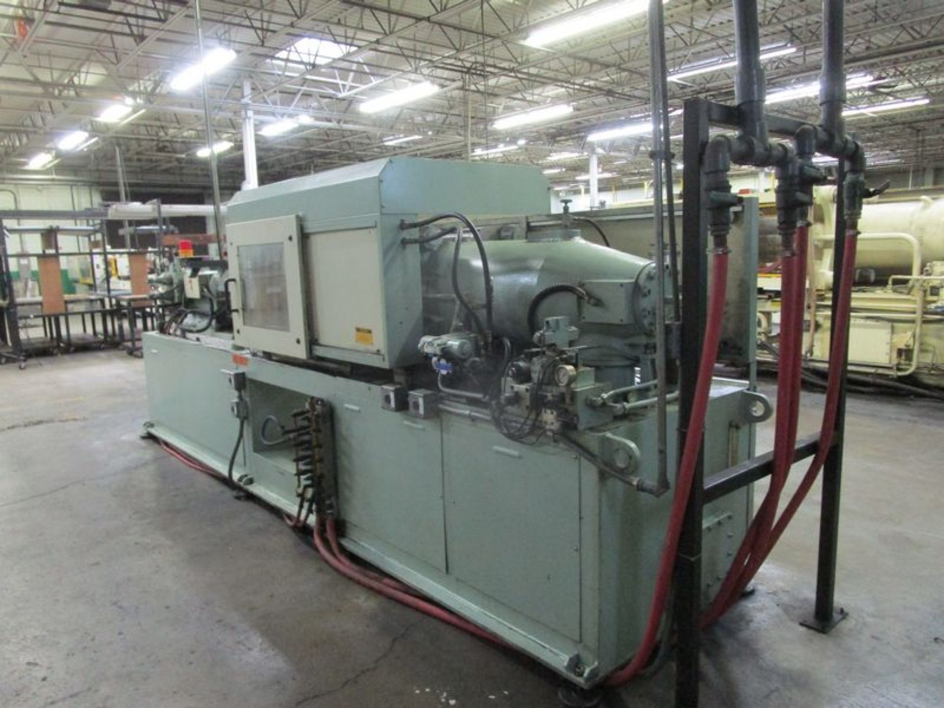 Nissin NC-145-FX2C 145-Ton Plastic Injection Molding Machine, S/N 95-145-13, 1995 - Image 6 of 9