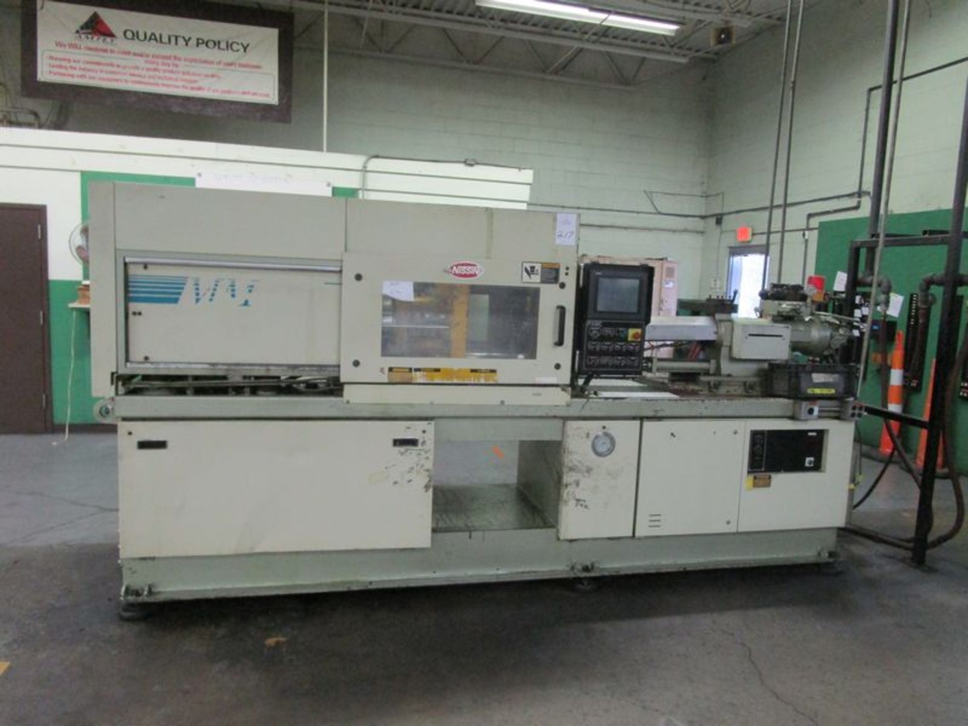 Nissan NC-100-FX2C 80-Ton Plastic Injection Molding Machine, S/N 97-90-21, 1997