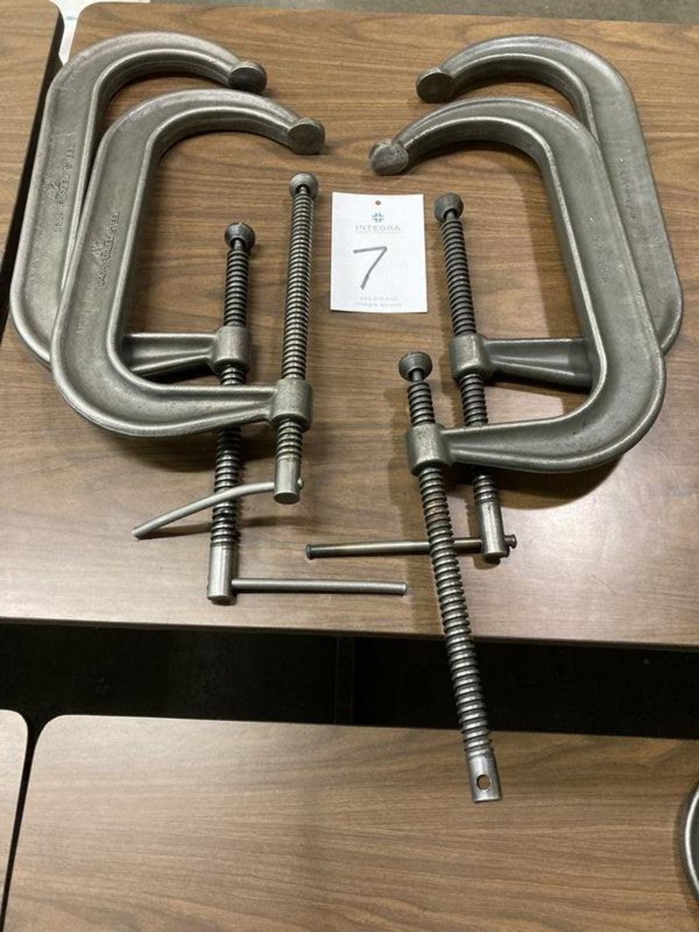 Lot of (4) Wilton 412 Dropped Forged C-Clamps