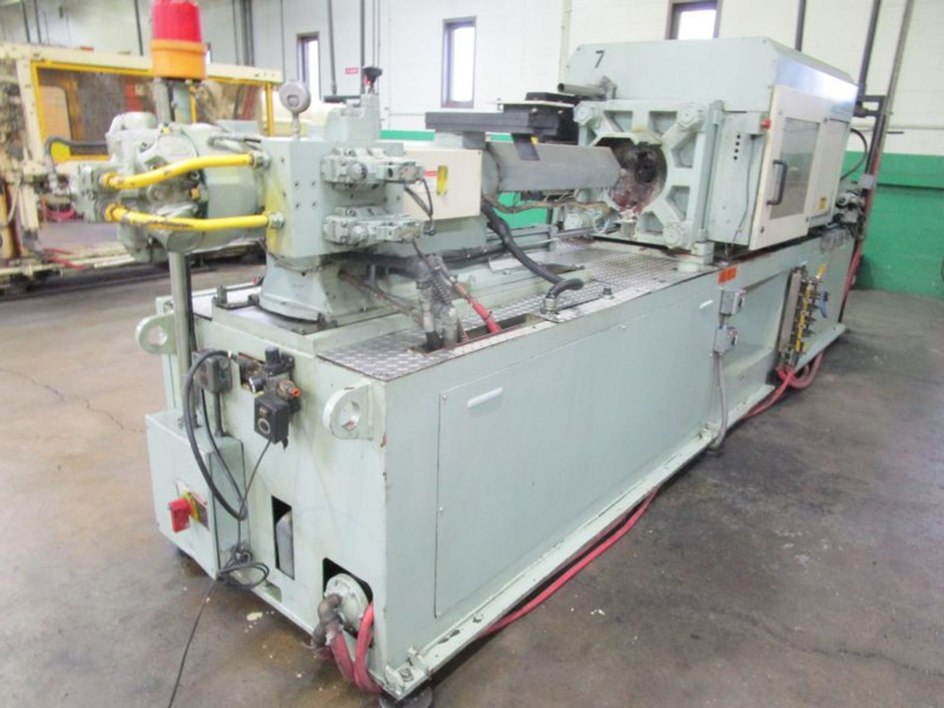 Nissin NC-145-FX2C 145-Ton Plastic Injection Molding Machine, S/N 95-145-13, 1995 - Image 8 of 9