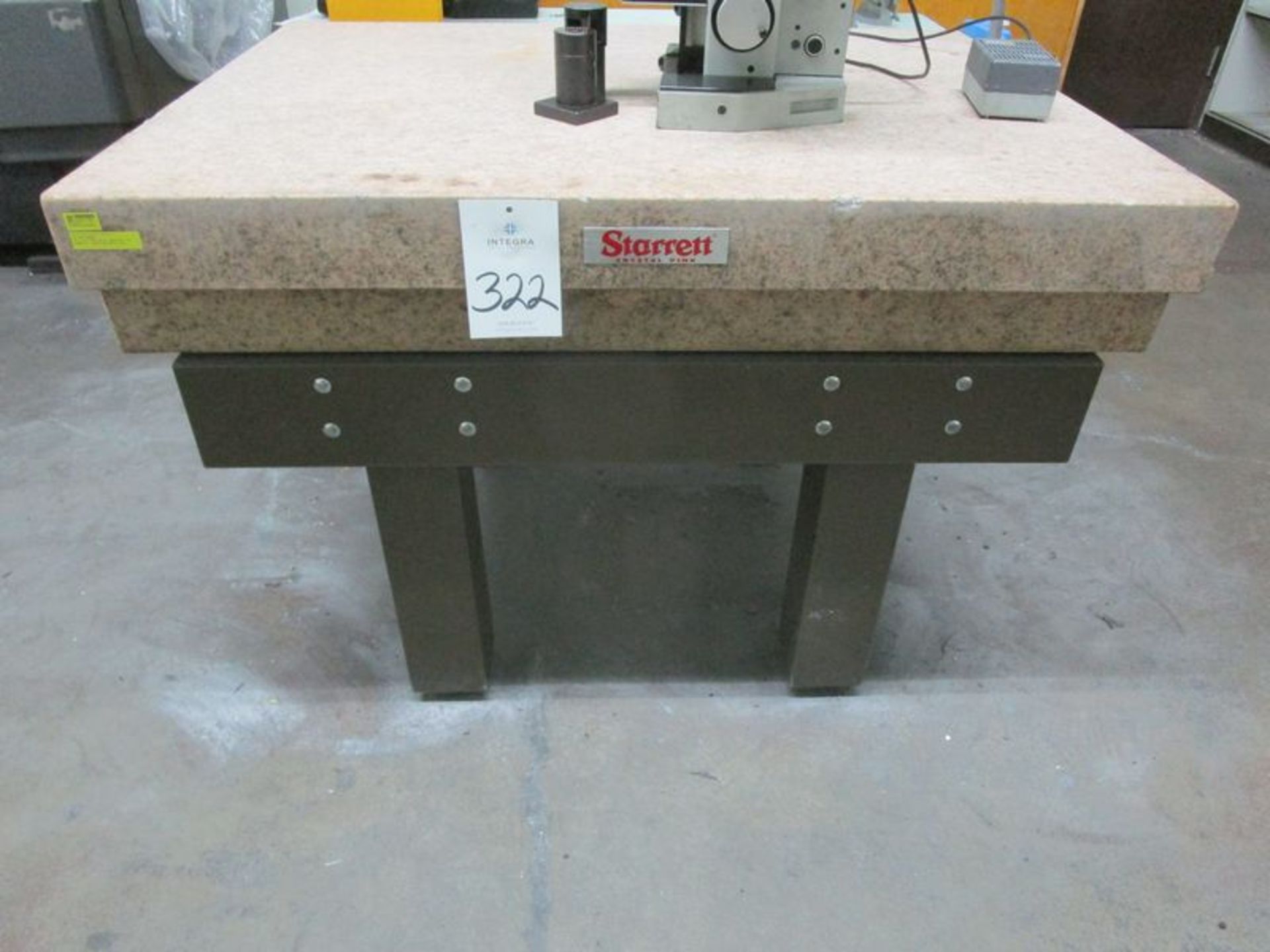 Starrett Granite Surface Plate with Stand
