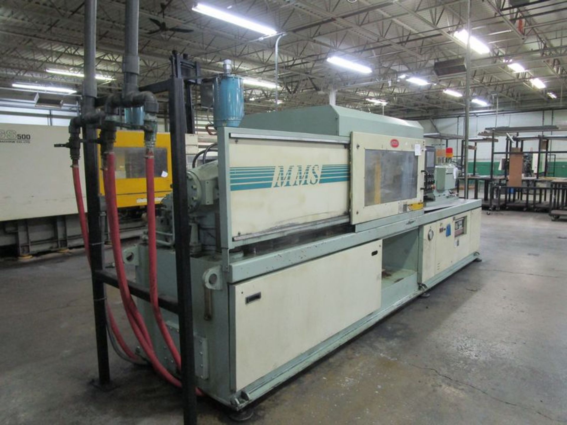 Nissin NC-145-FX2C 145-Ton Plastic Injection Molding Machine, S/N 95-145-13, 1995 - Image 5 of 9
