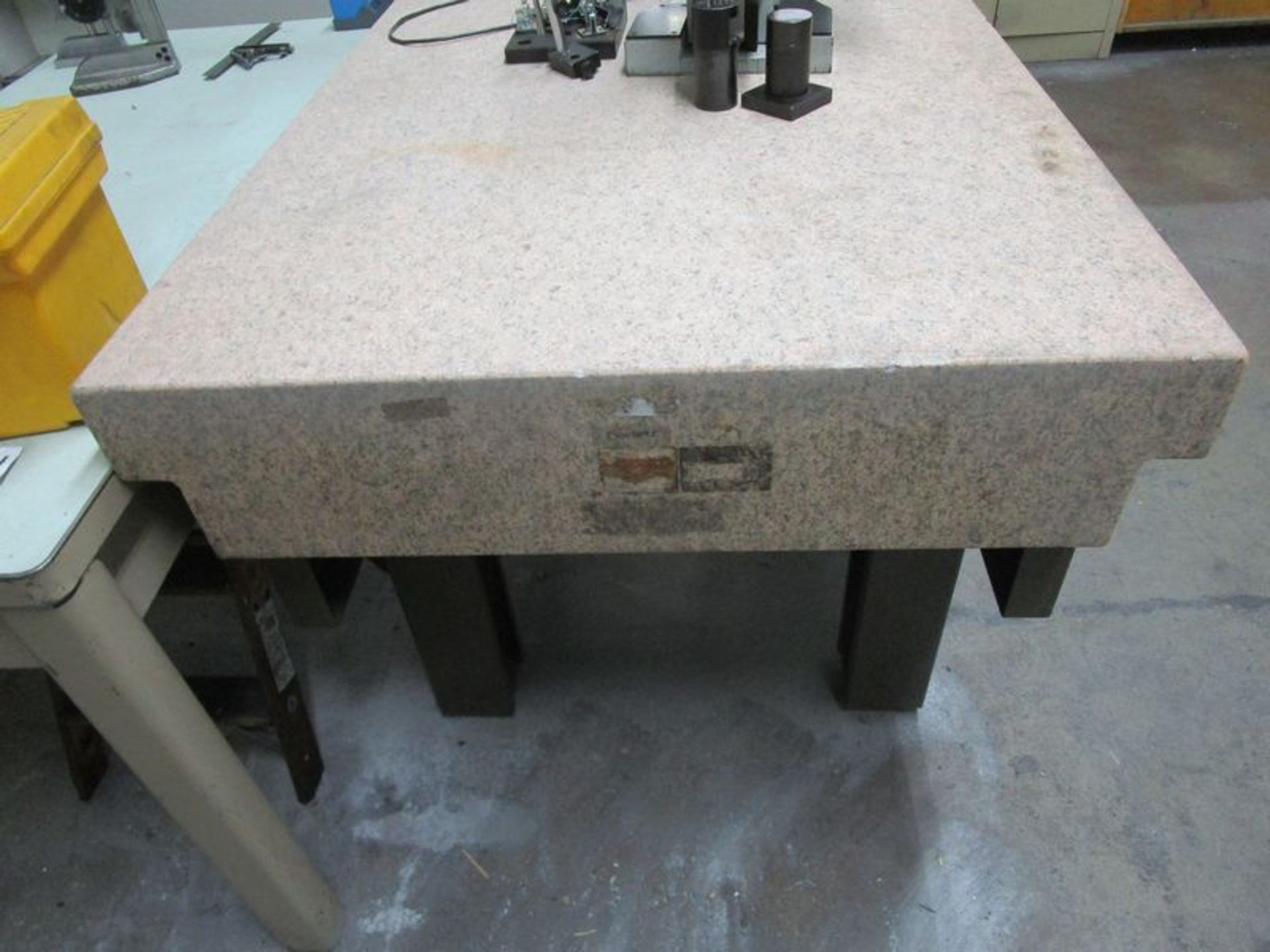 Starrett Granite Surface Plate with Stand - Image 2 of 2