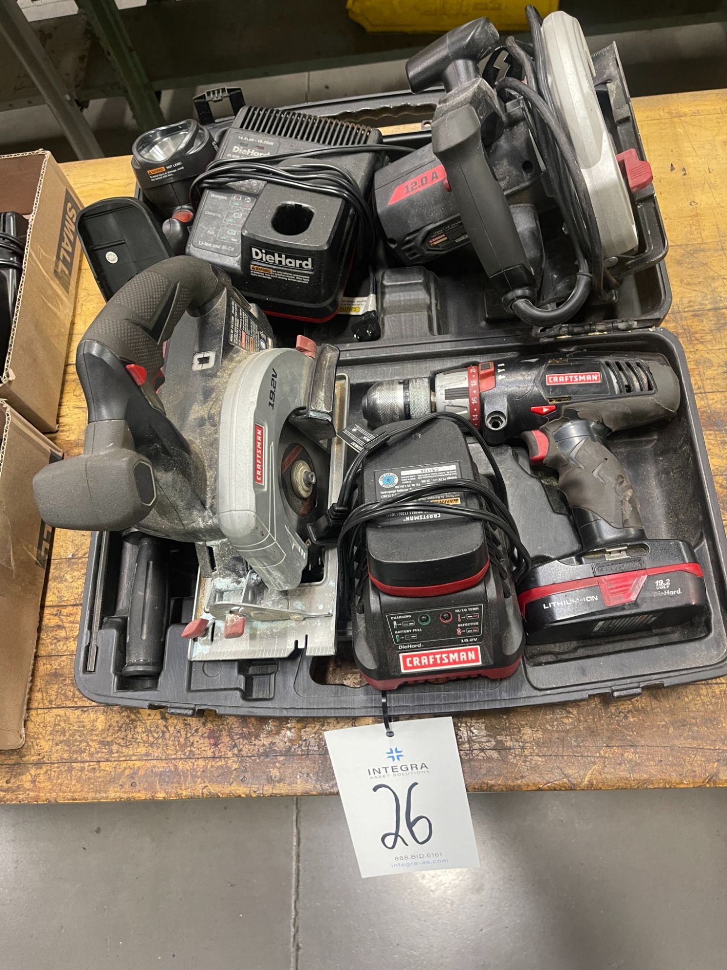 Lot of Assorted Craftsman Power Tools