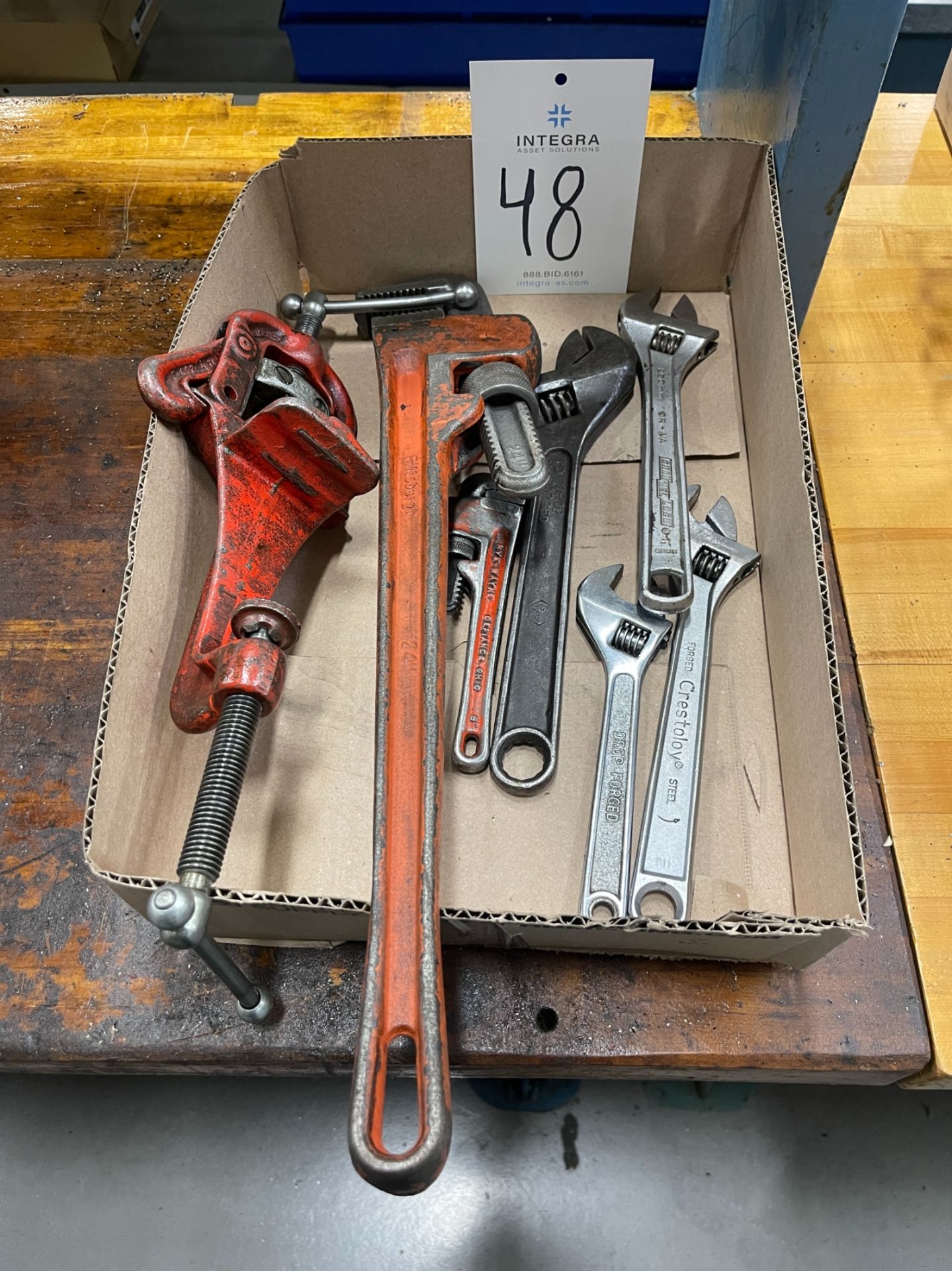 Lot of Assorted Pipe and Crescent Wrenches