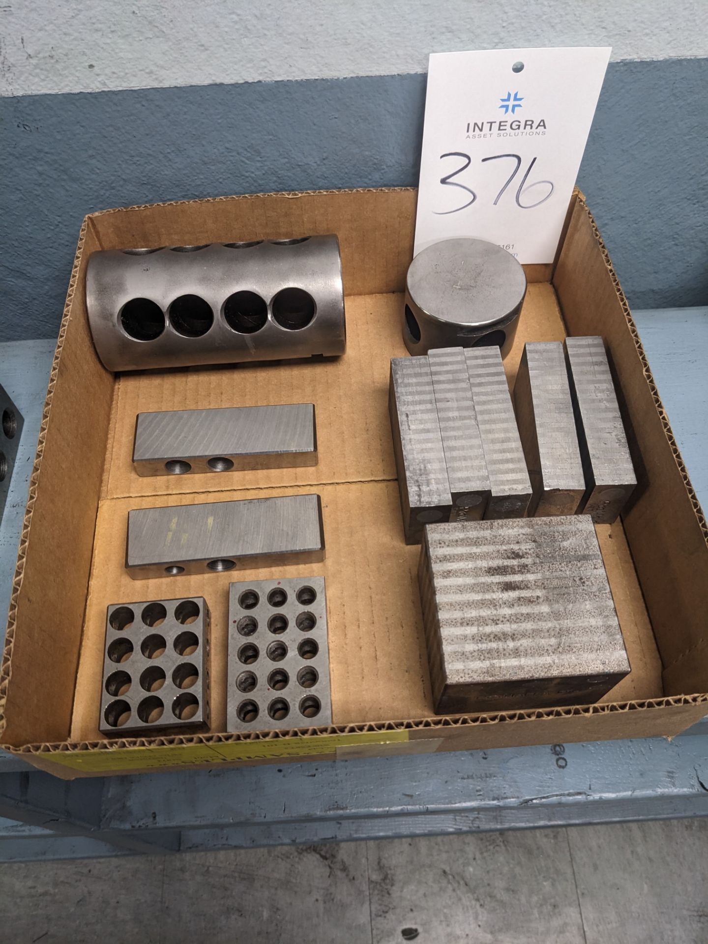 Lot of Assorted Stainless Steel Machinist Blocks
