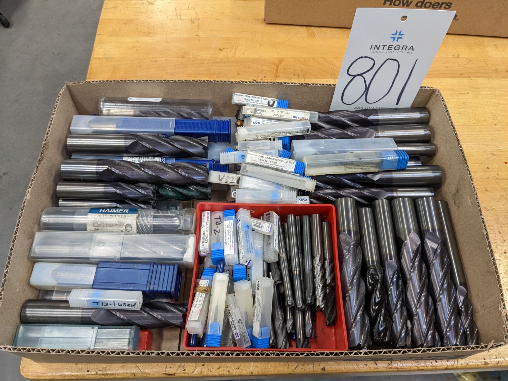 Lot of Assorted End Mills