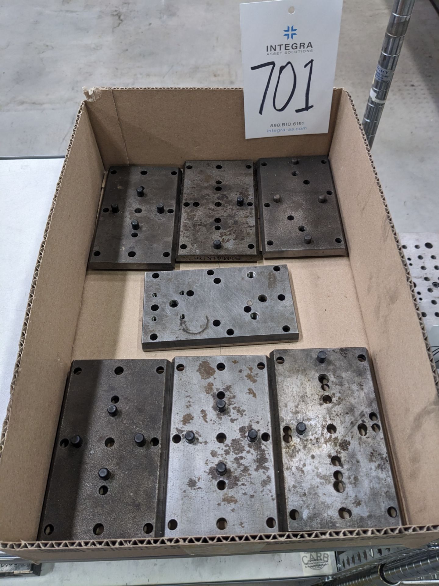 Lot of (7) System 3R Dovetail Tooling Plates