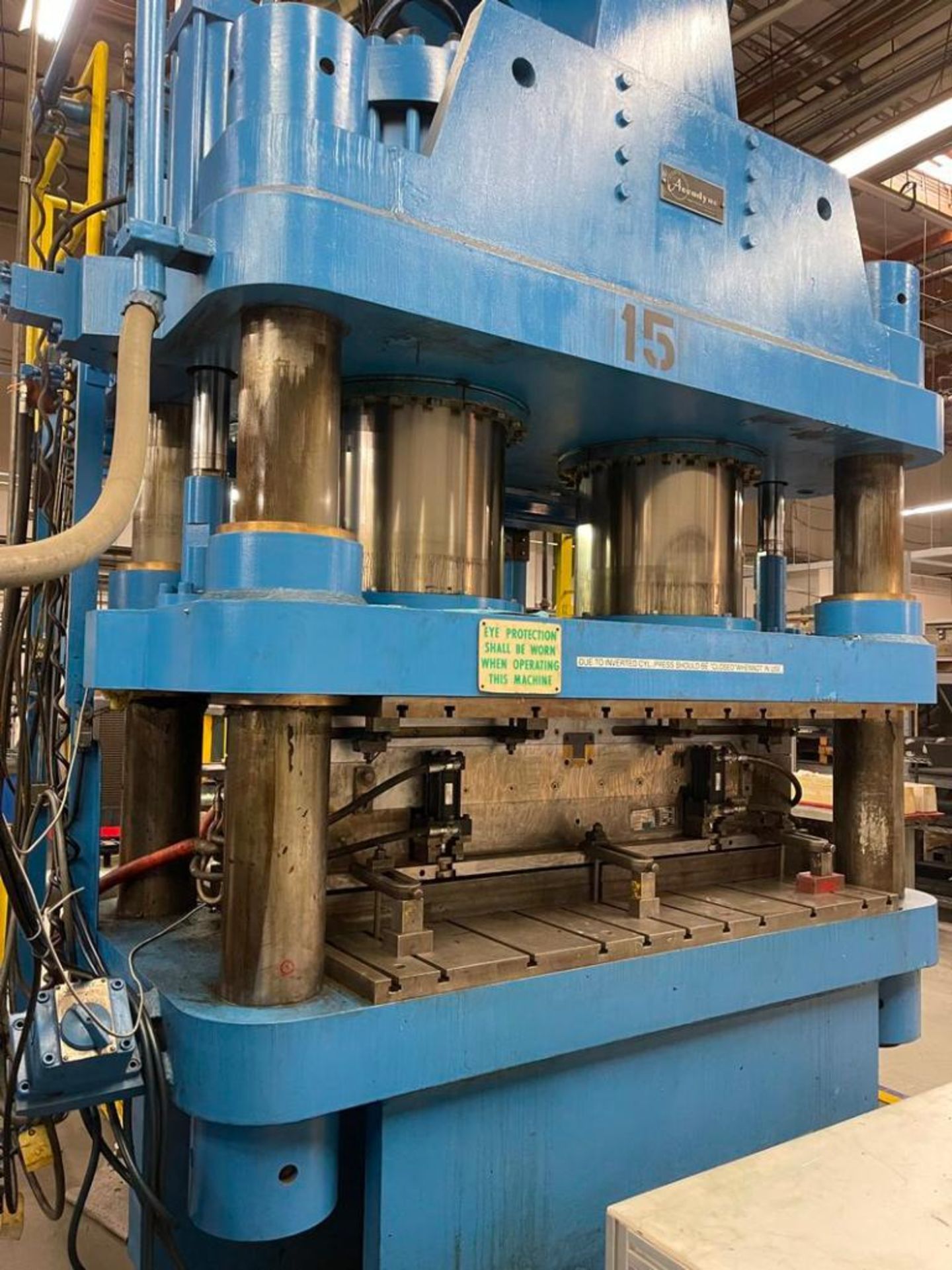 Accudyne 1,200-Ton 4-Post Down-Acting Hydraulic Compression Composite Molding Press - Image 2 of 10