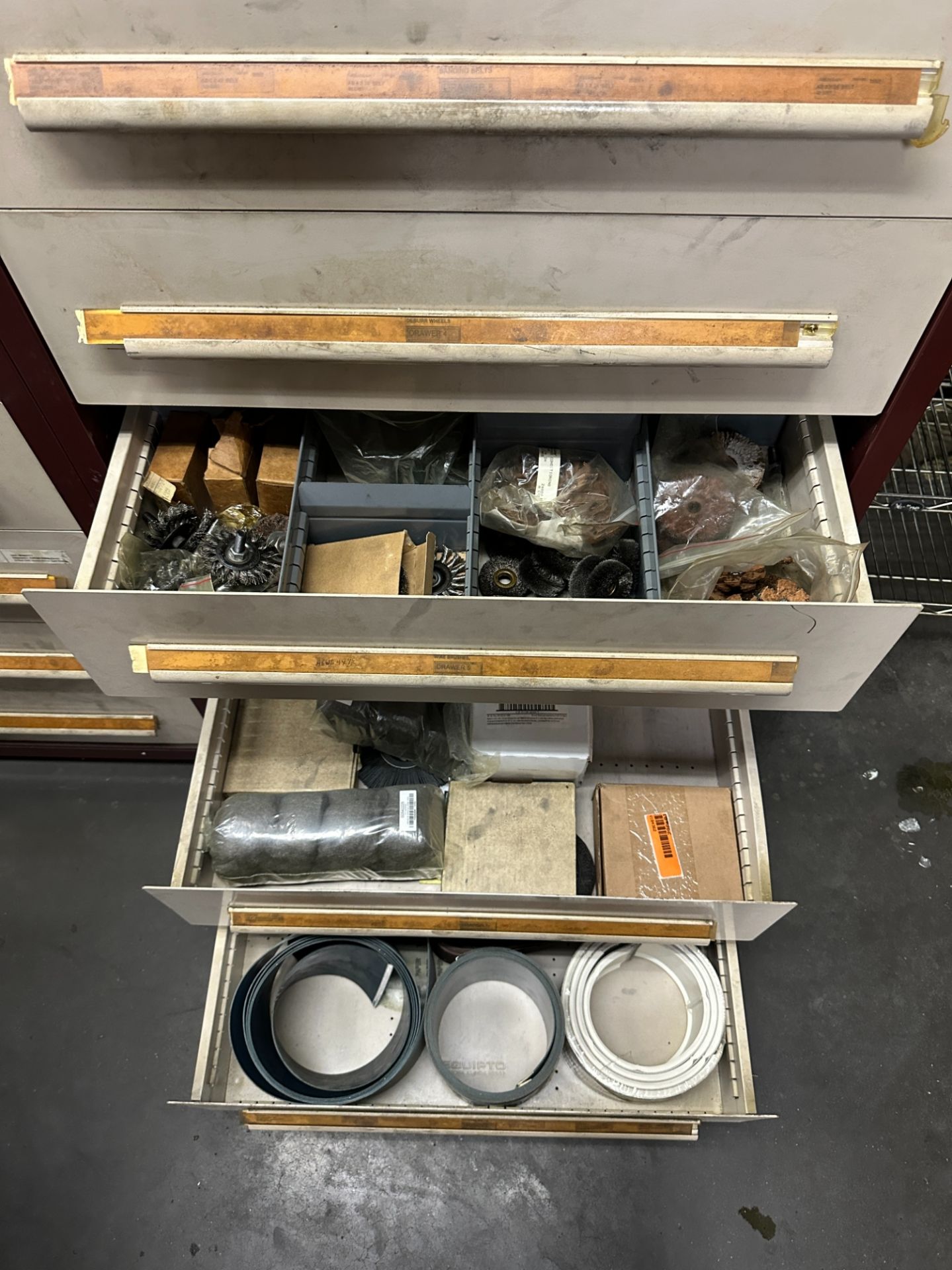 Lot of Assorted Abrasives in Cabinet - Image 2 of 2