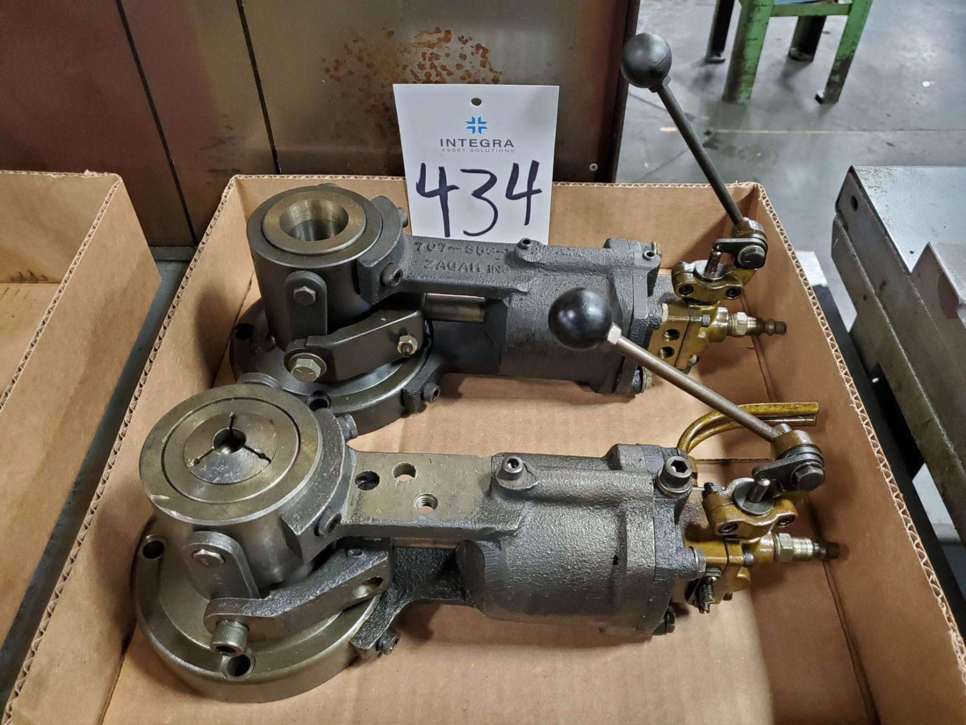 (2) Zagar Pneumatic 5C Collet Fixtures