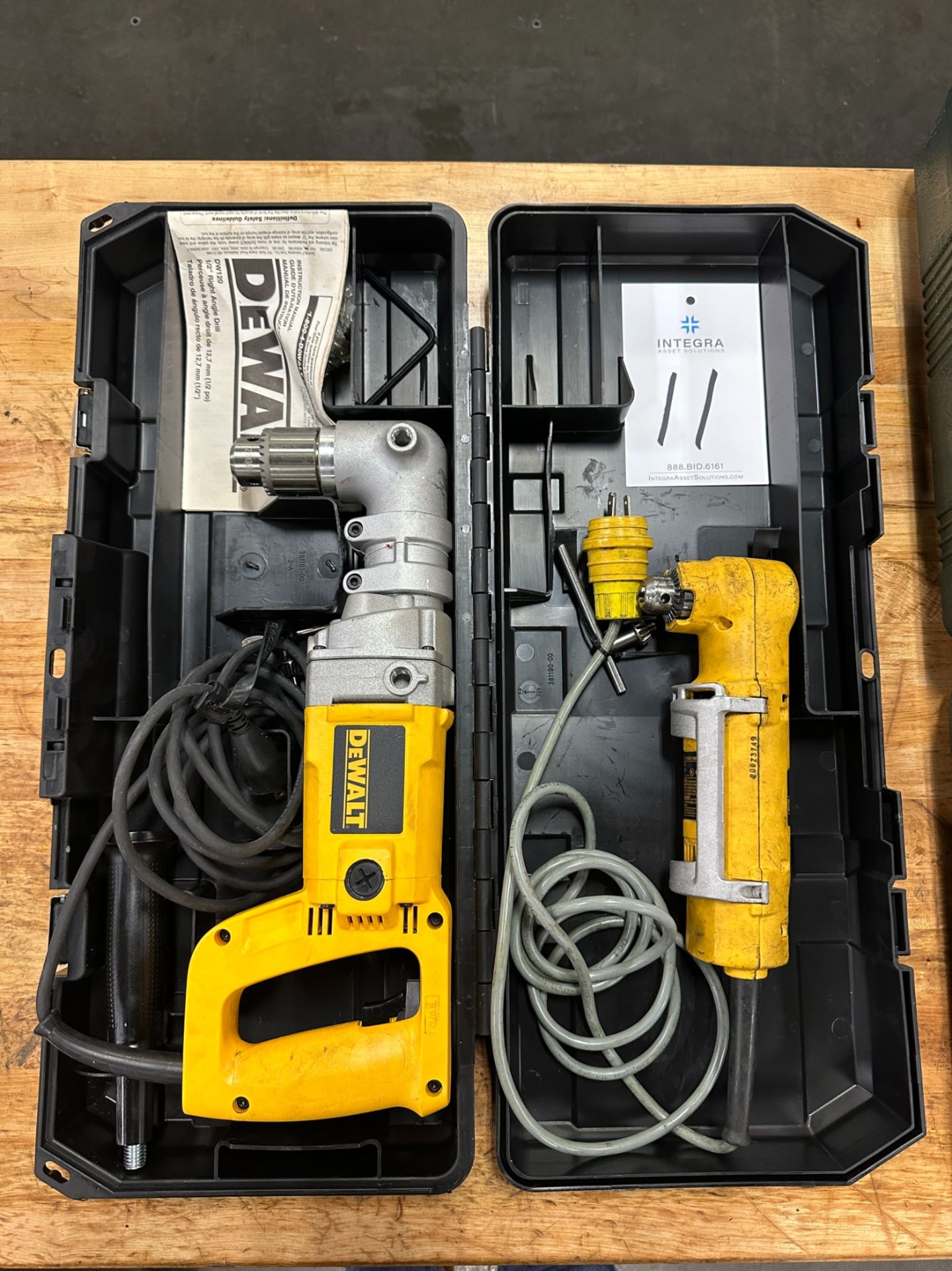 (2) Dewalt Right Angle Drills