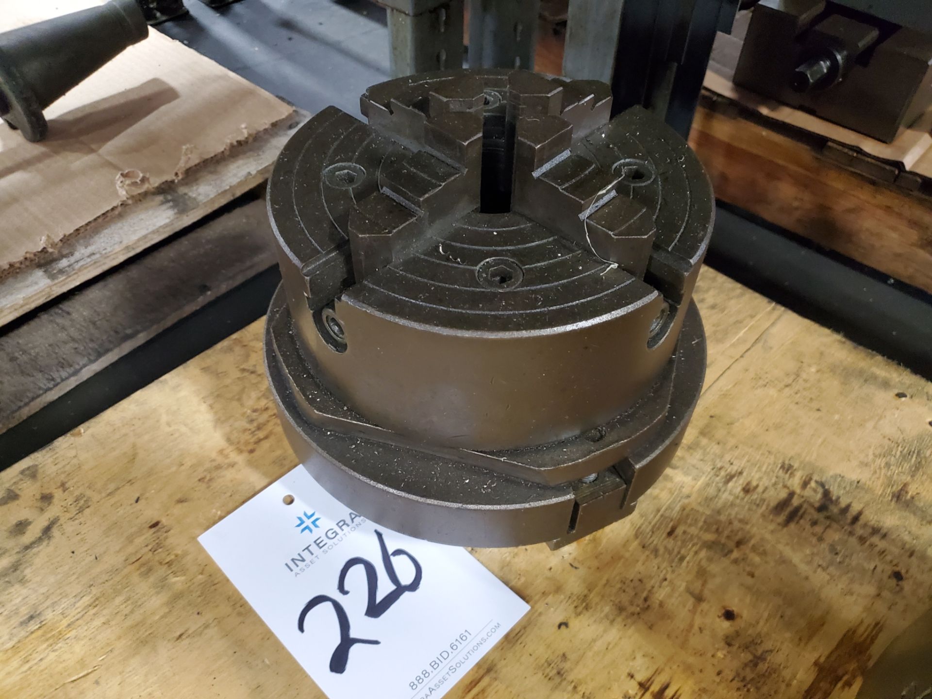 8" 4-Jaw Chuck