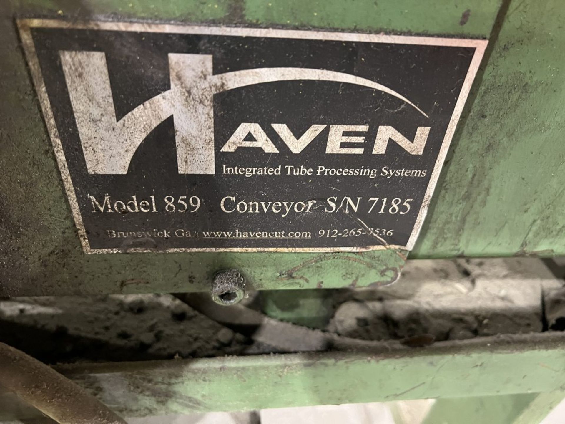 Haven 873 3" Tube Cut Off Machine, S/N 7185, 2012 - Image 17 of 35