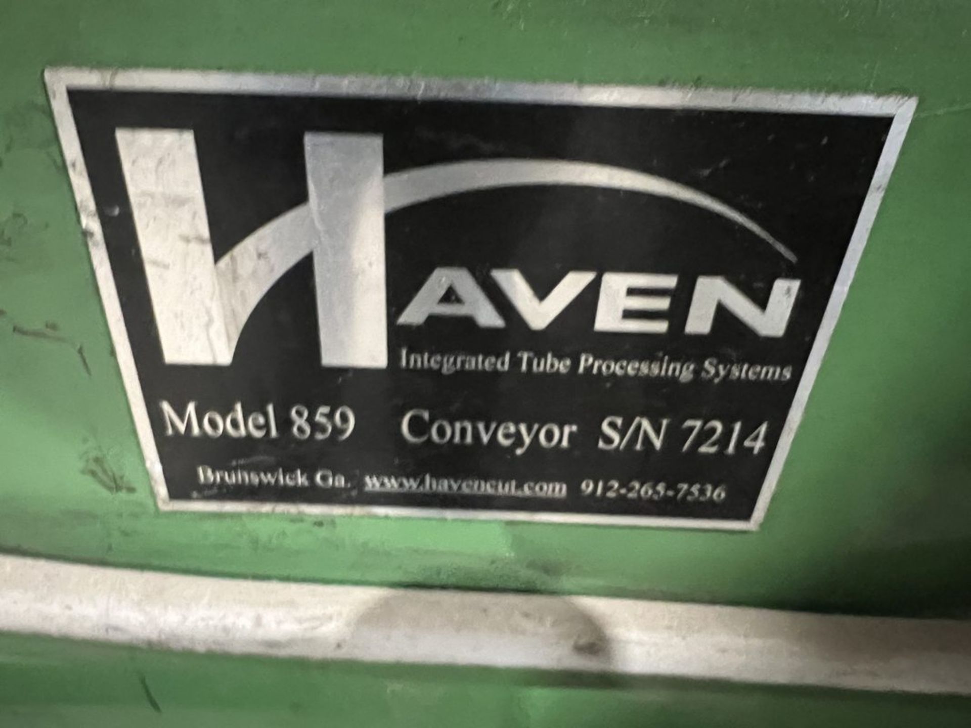Haven 873 3" Tube Cut Off Machine, S/N 7214, 2013 - Image 26 of 34