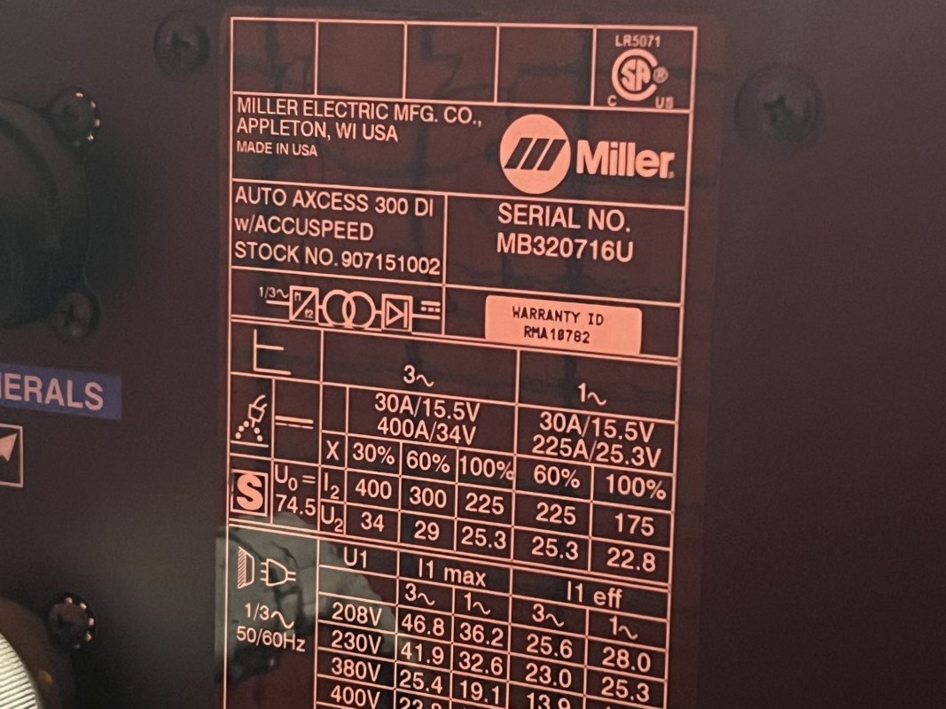 Yaskawa Motoman ArcWorld MRM2-750-M3XSL Robotic Welding Cell, S/N 557, 2011/2012 - Image 21 of 23