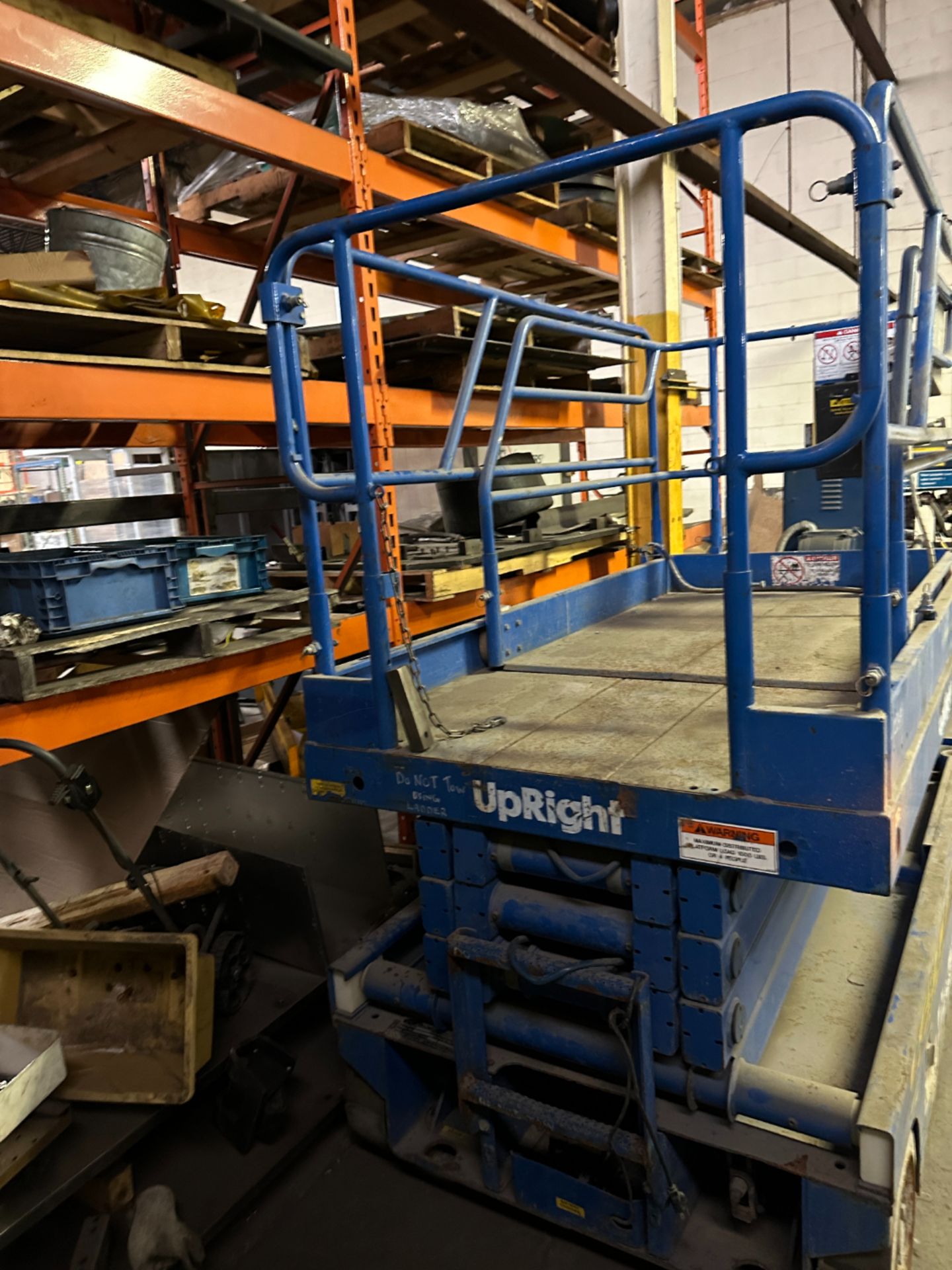 Upright 26N 661-00-010 550 Lb. Electric Scissor Lift, S/N 8948 - Image 2 of 3