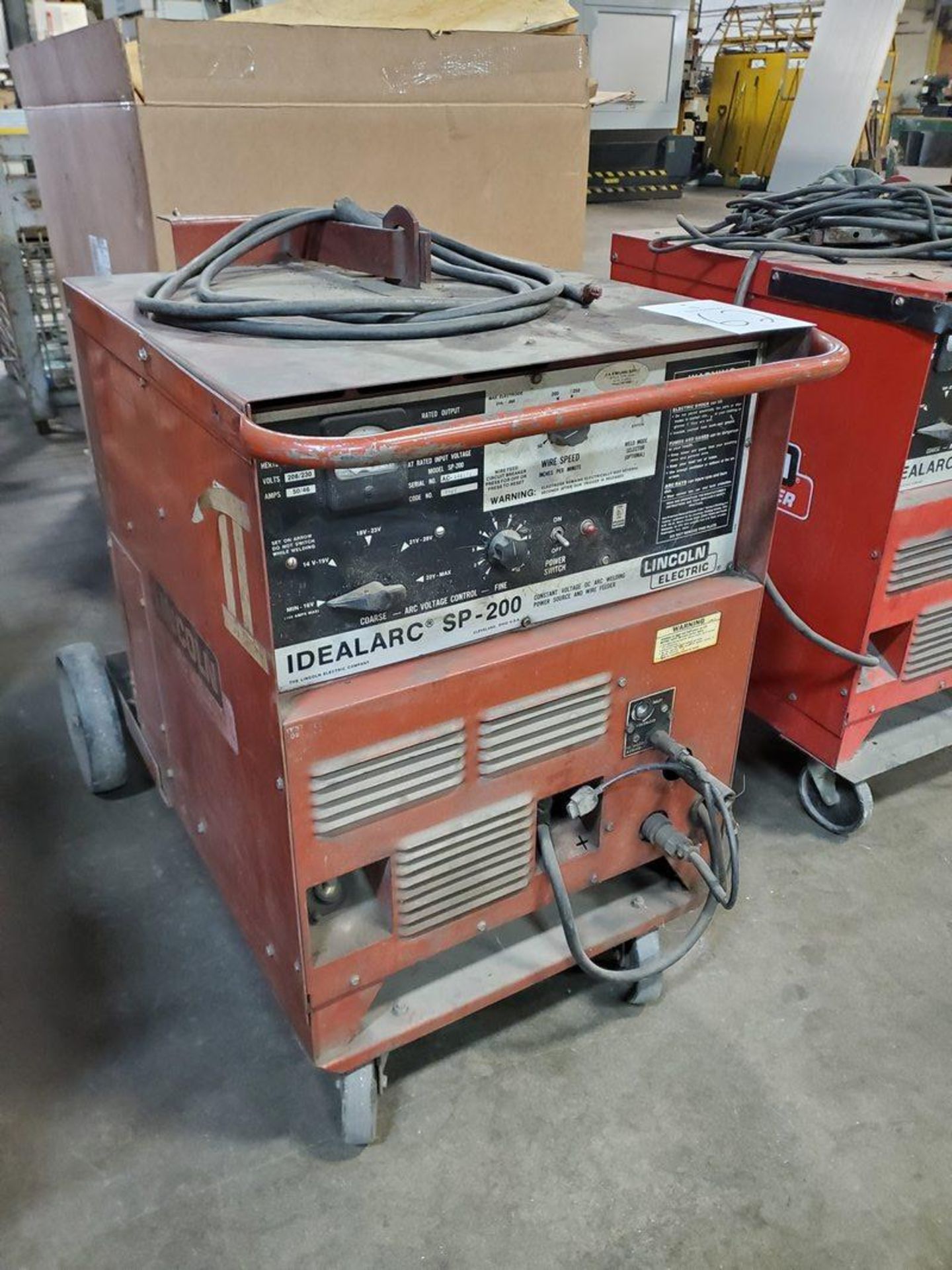 Lincoln Idealarc SP-200, 200-Amp Welding Power Supply, S/N AC-548173 - Image 2 of 2