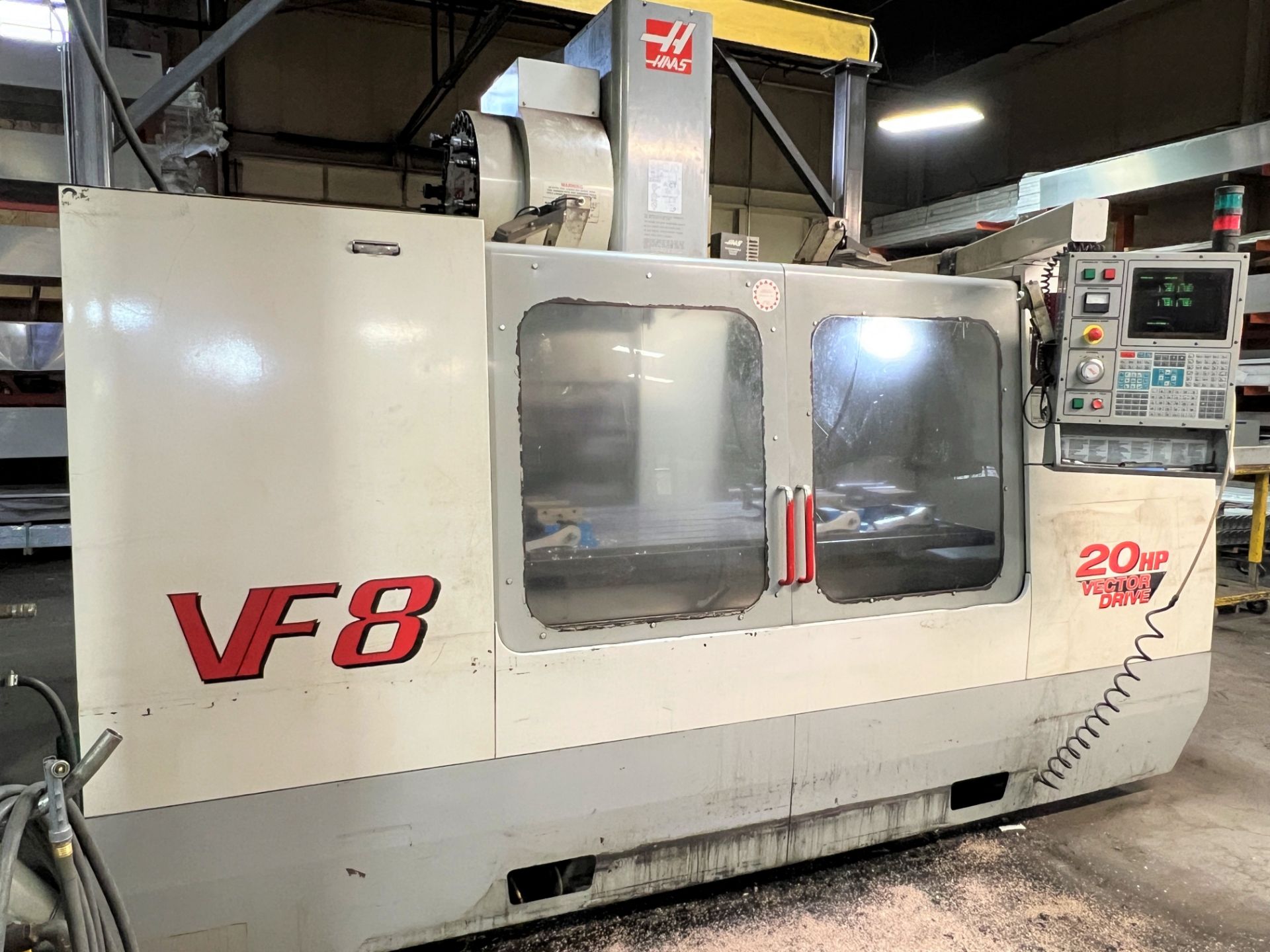 Haas VF-8 CNC Vertical Machining Center, S/N 23809, 2001