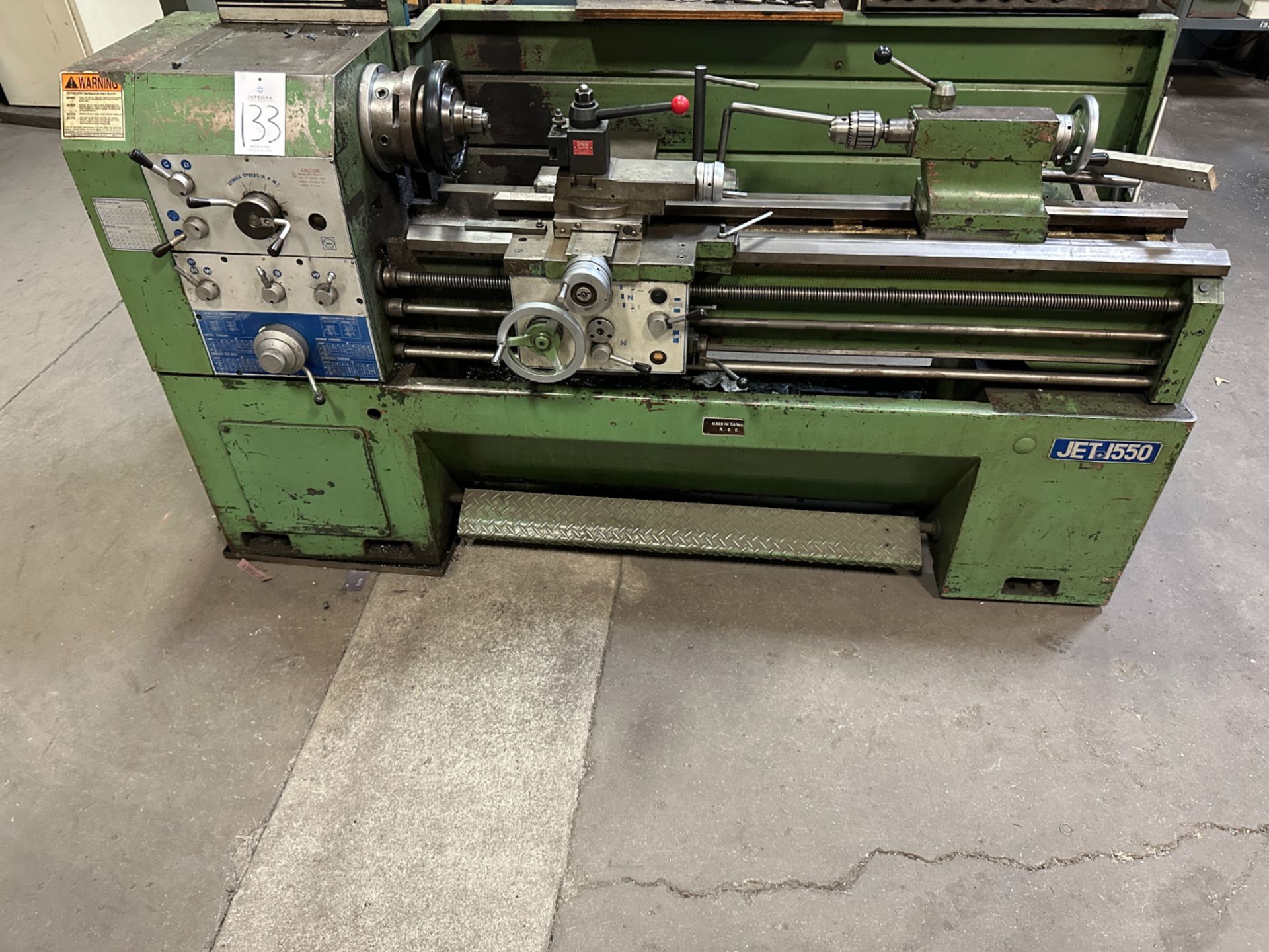 Jet 1550 15" x 50" Engine Lathe, S/N 71240