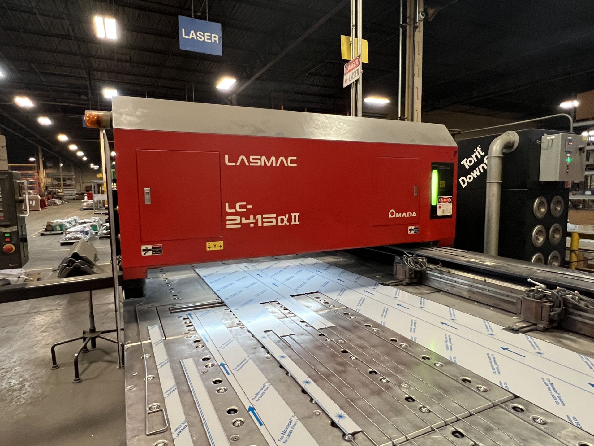 Amada LC2415A2 Pulsar 2,000 Watt CNC Laser Cutting System, S/N 12415126, 1996 - Image 3 of 16