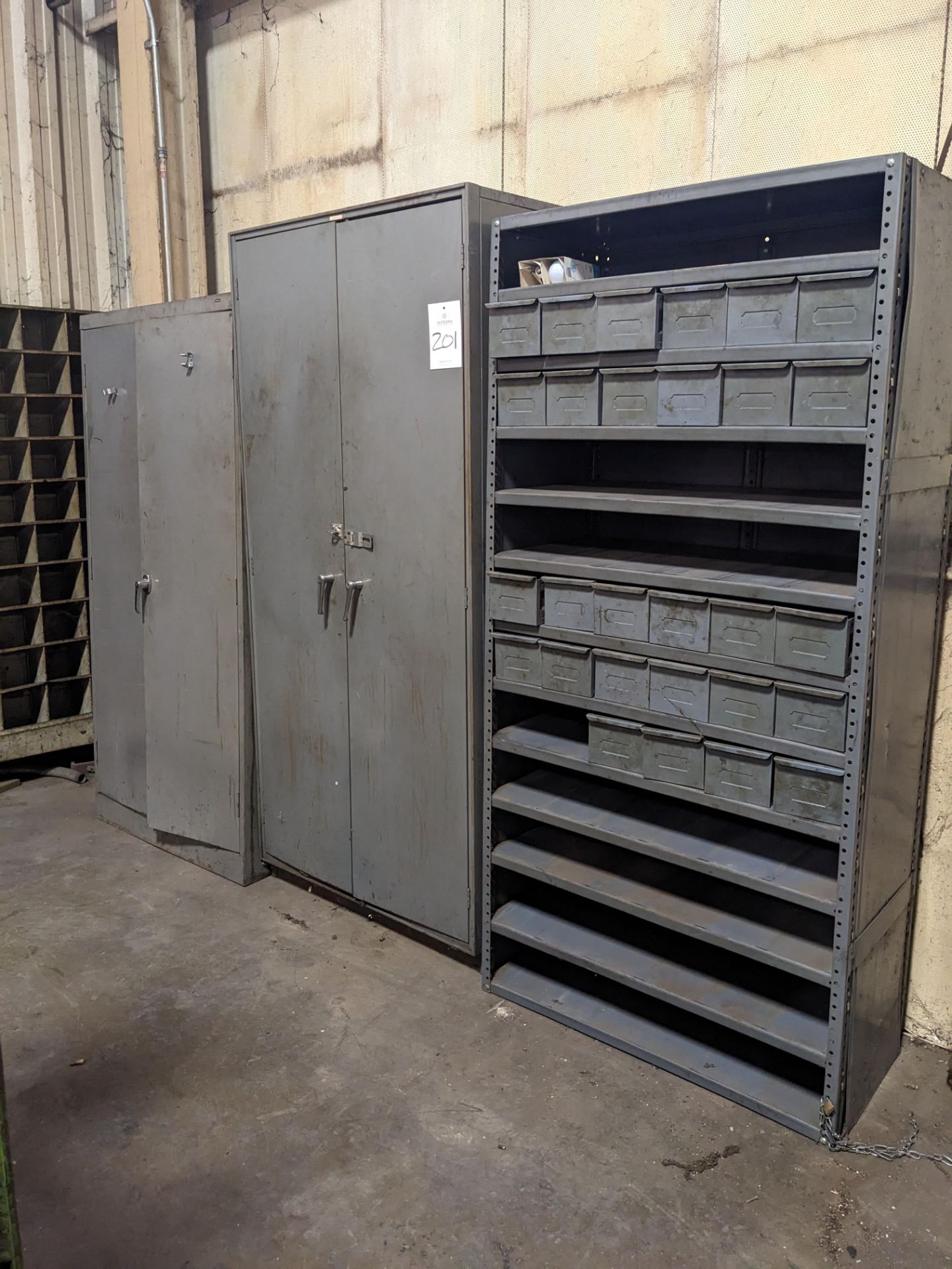 Lot of Assorted Storage Cabinets and Shelving