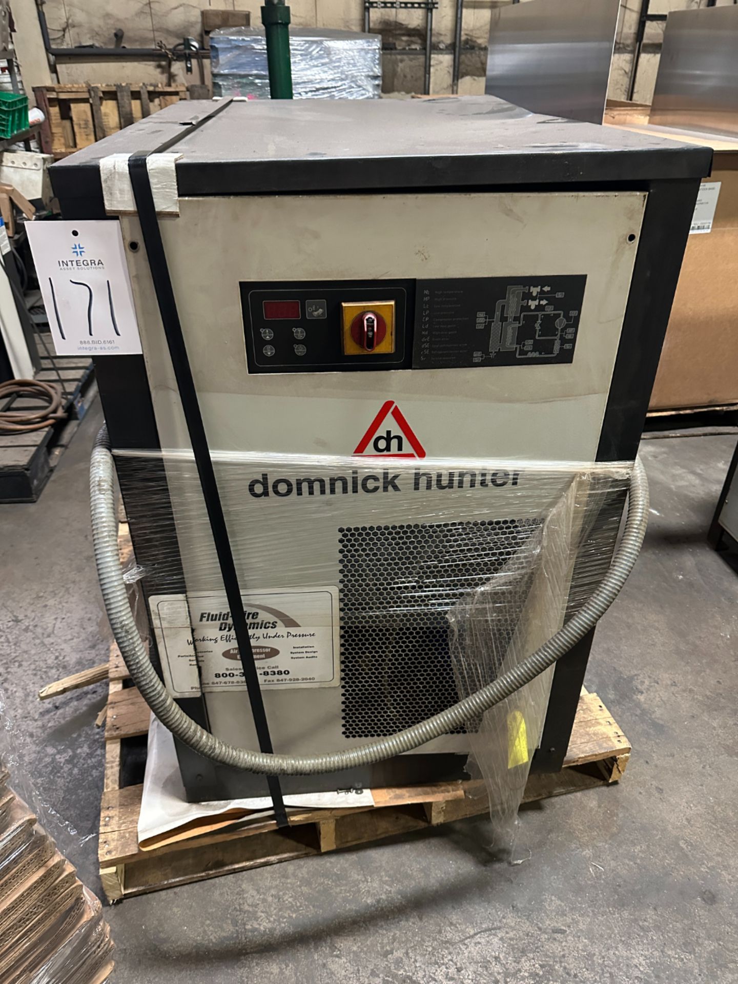 Dominick Hunter DRD250 Air Dryer, S/N 3425490001