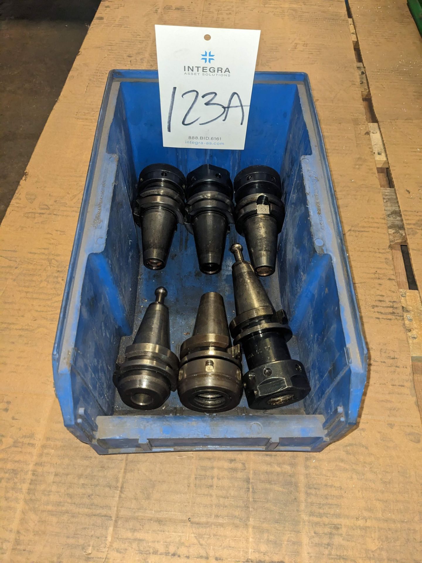 Lot of (6) Assorted CT 40 Tool Holders