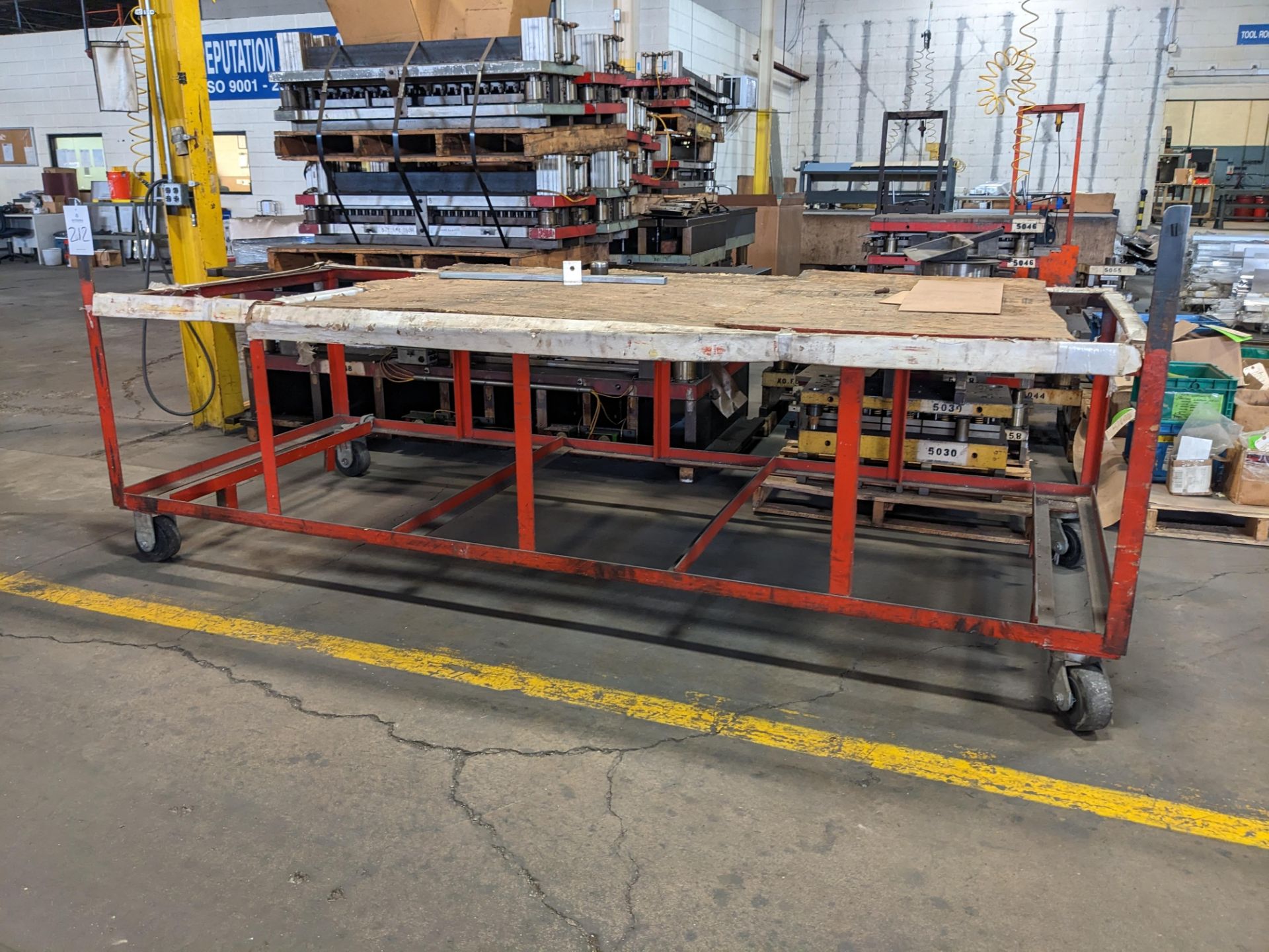 50" x 120" Steel Sheet Transfer Cart
