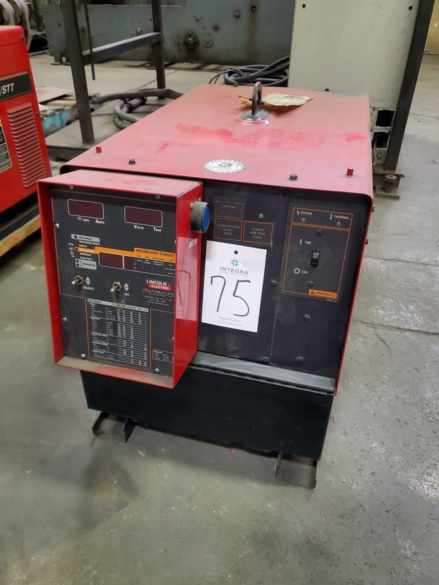 Lincoln POWER WAVE 455M/SST Multi-Process Welding Power Supply, S/N U1070306513 - Image 2 of 2