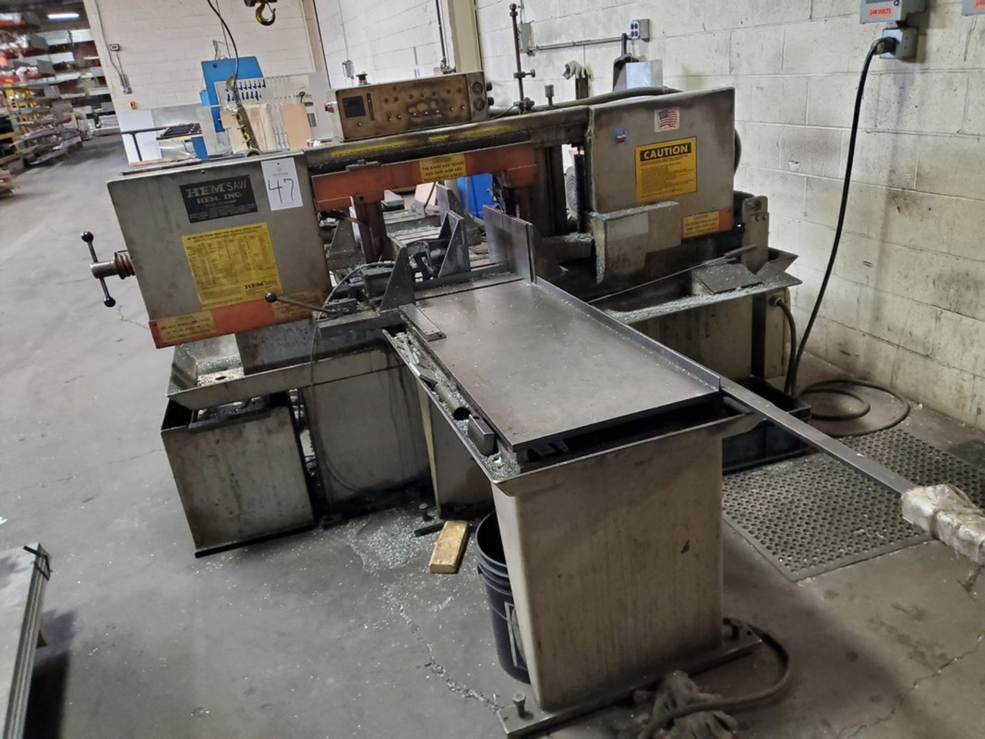 HEM 1200A 14" x 21" Automatic Horizontal Band Saw, S/N 84979 - Image 2 of 7