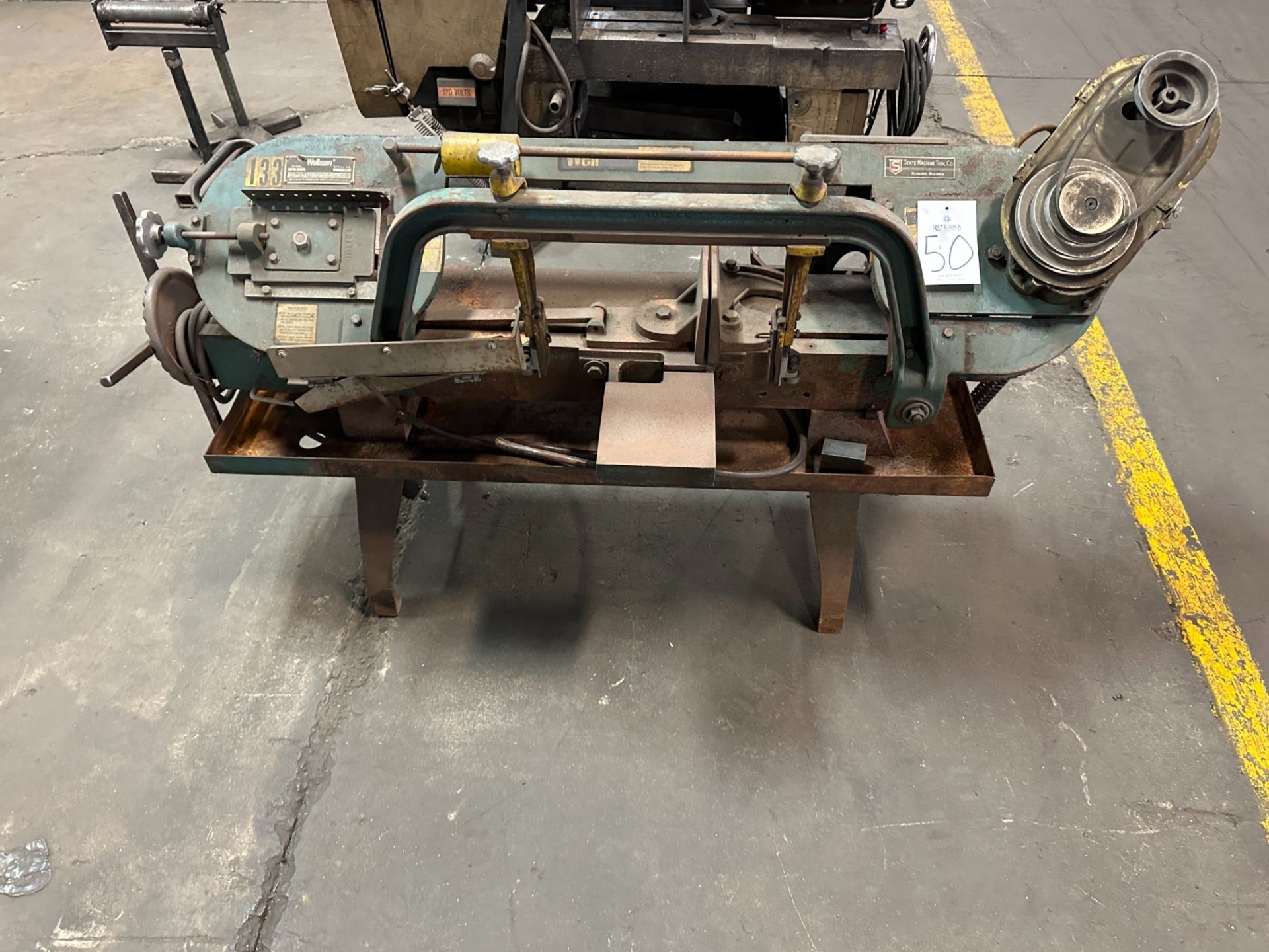 Wellsaw 8 8" x 16" Horizontal Band Saw, S/N 21238