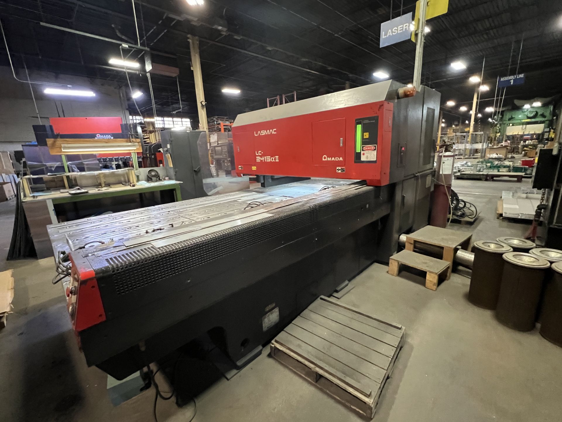 Amada LC2415A2 Pulsar 2,000 Watt CNC Laser Cutting System, S/N 12415126, 1996 - Image 9 of 16