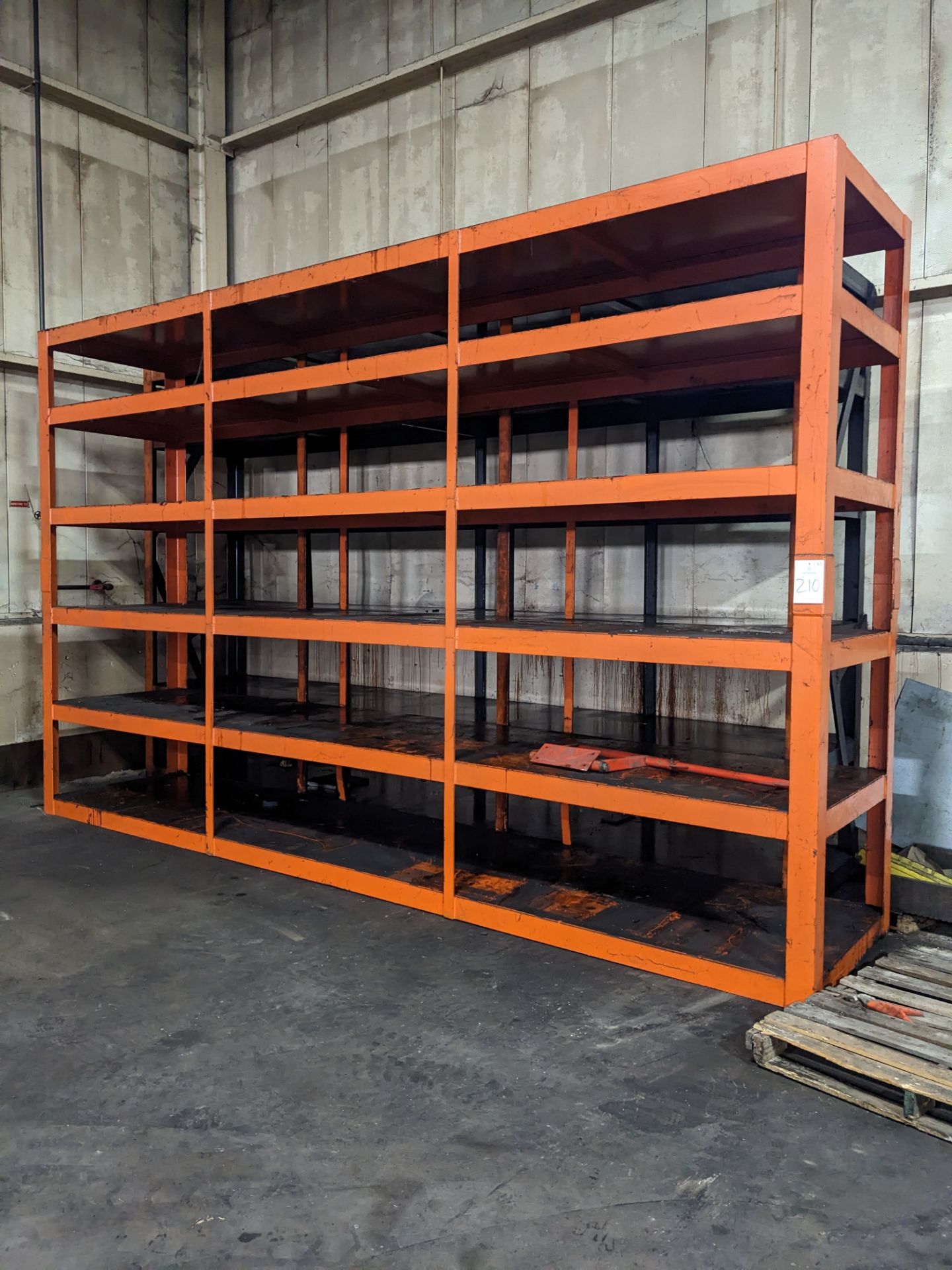 (3) Assorted Heavy Duty Steel Storage Racking Sections