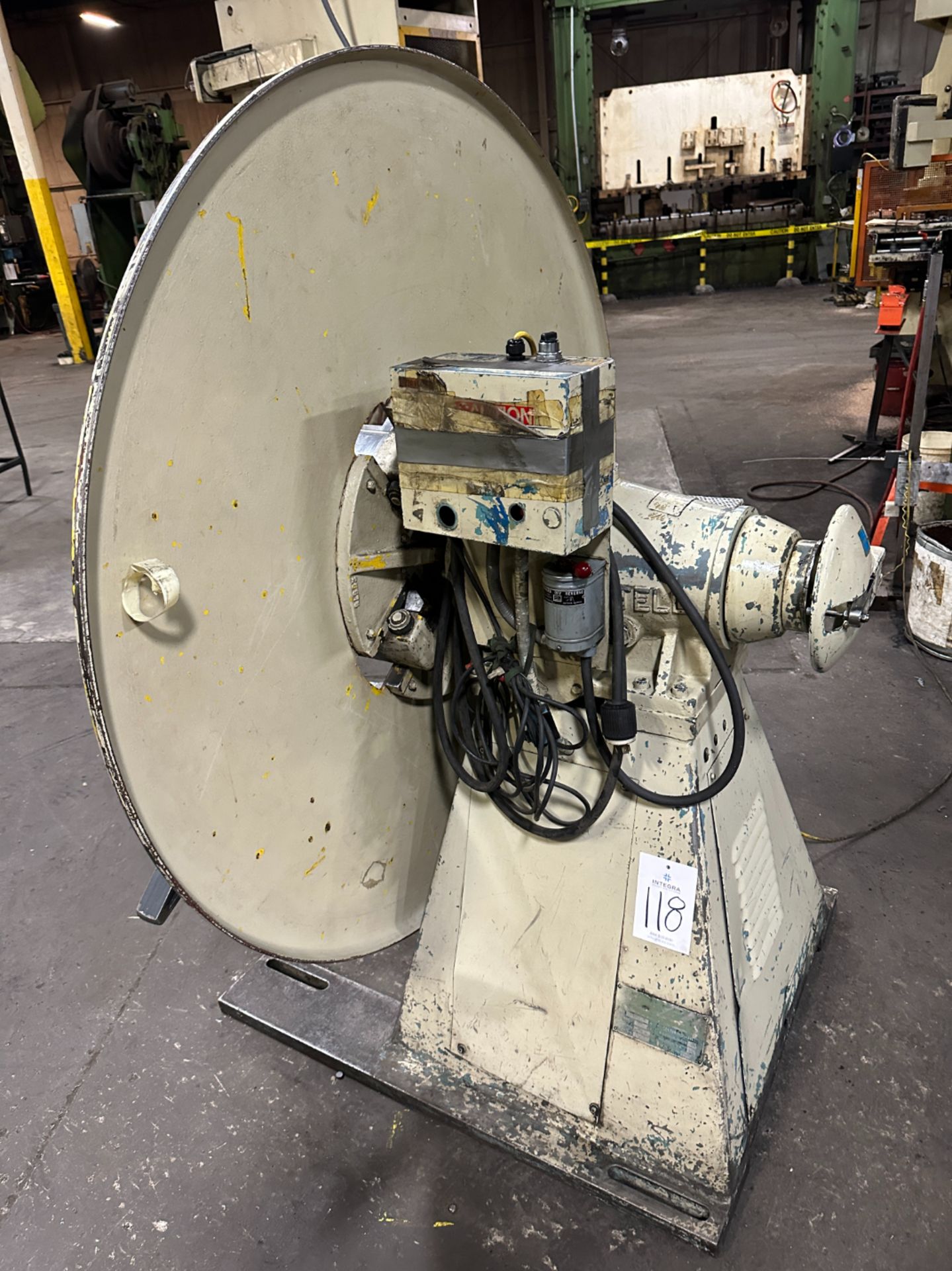 Littell Uncoiler 4,000 Lb. x 18", S/N 7251