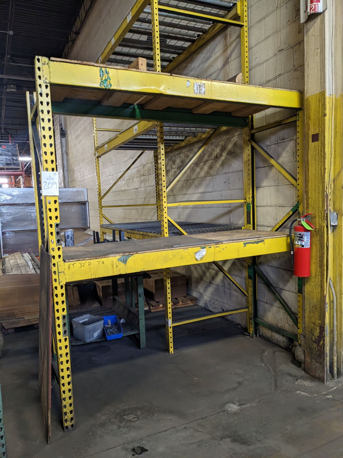 (3) Assorted Pallet Racking Sections