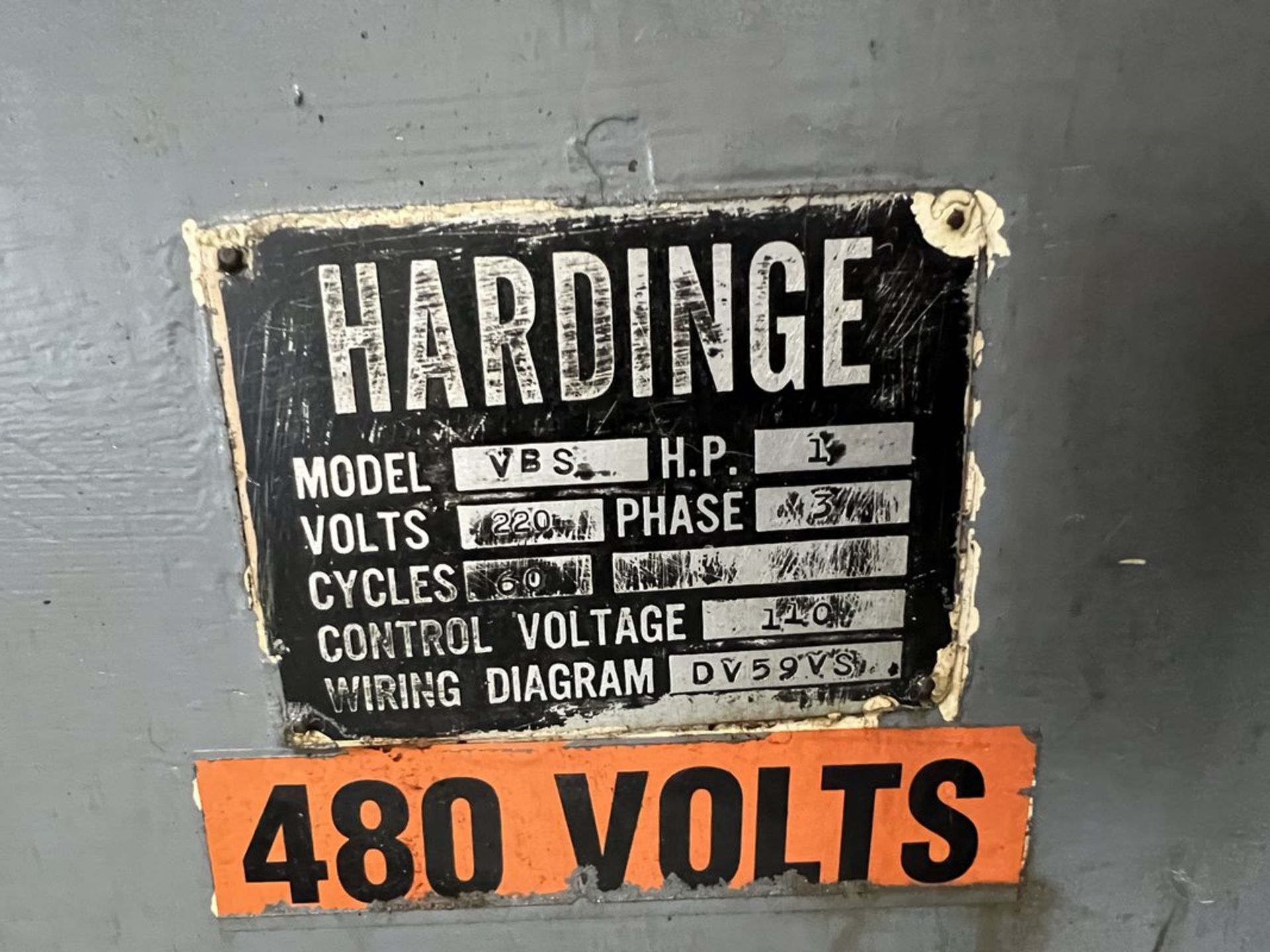 Hardinge DV-59 Turret Tool Room Lathe - Image 8 of 8