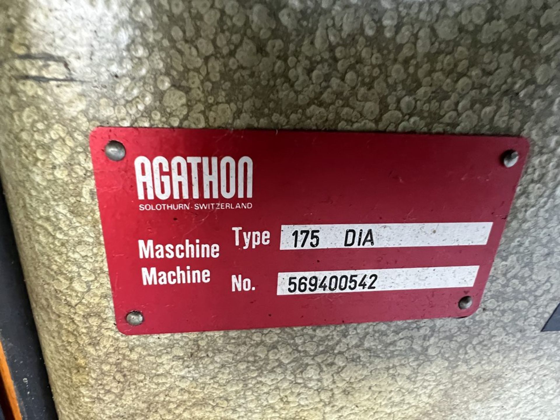 Agathon 175-DIA 7" Double-Ended Carbide Grinder, S/N 569400542 - Image 7 of 7