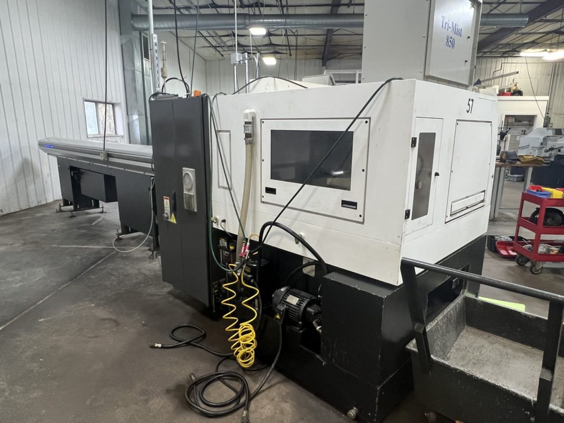 BULK LOT: KSI SQX325 32 mm (1-1/4") CNC Swiss Lathe, 2011, with Barload MOTO 51 Barfeeder - Image 4 of 5