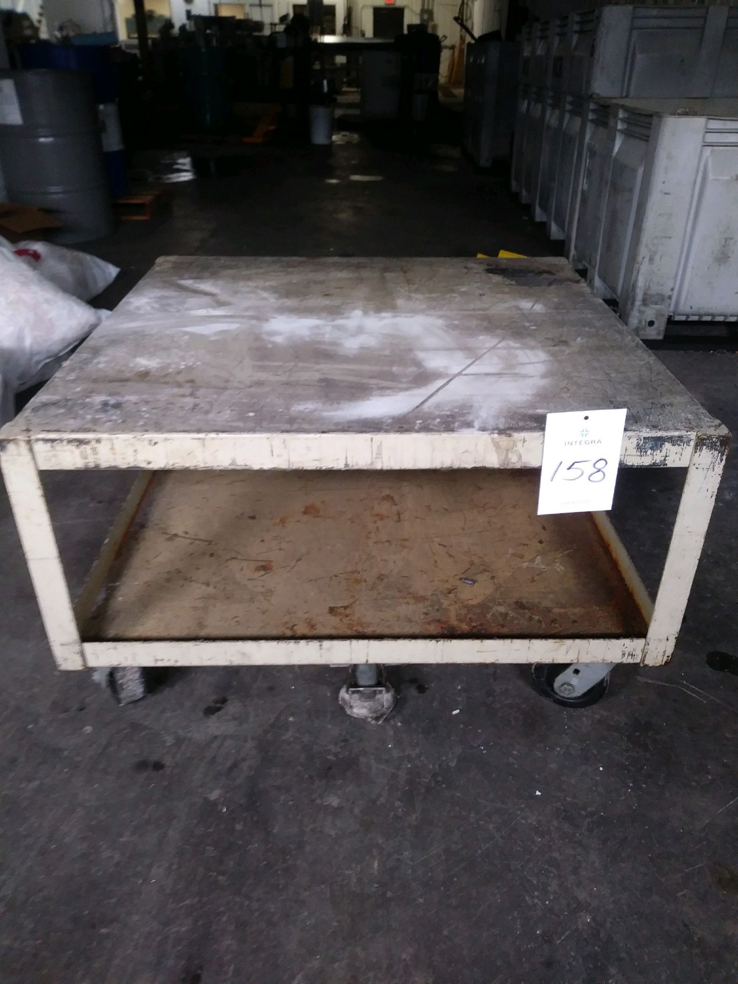 40" x 40" Metal Rolling Cart