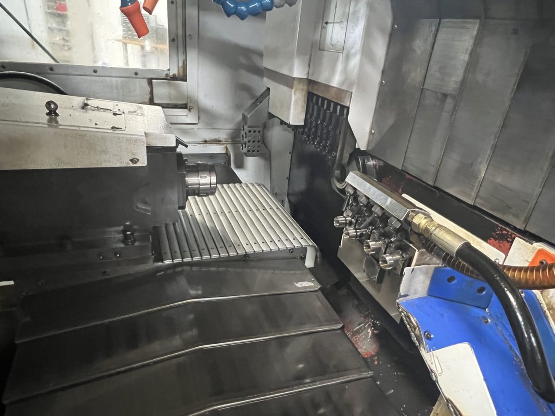 BULK LOT: KSI SQX325 32 mm (1-1/4") CNC Swiss Lathe, 2011, with Barload MOTO 51 Barfeeder - Image 5 of 5