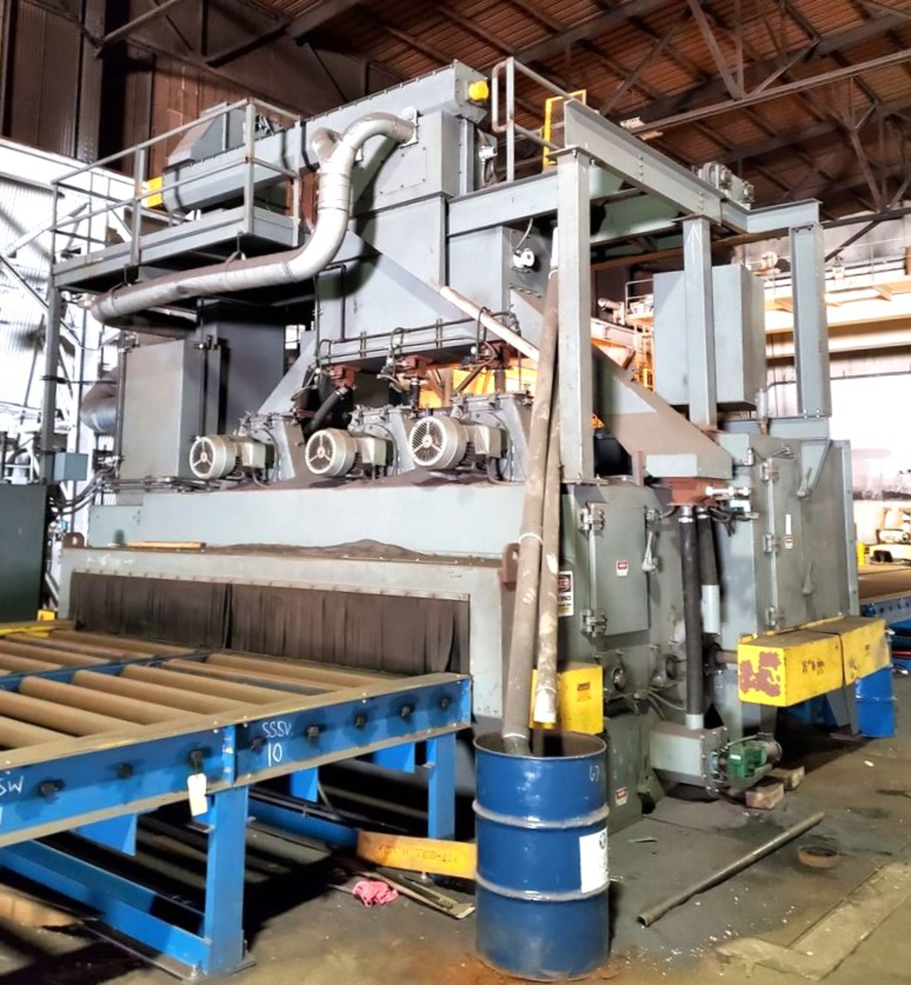 Pangborn ES1923-5 Rotoblast Plate & Structural Steel Processing System