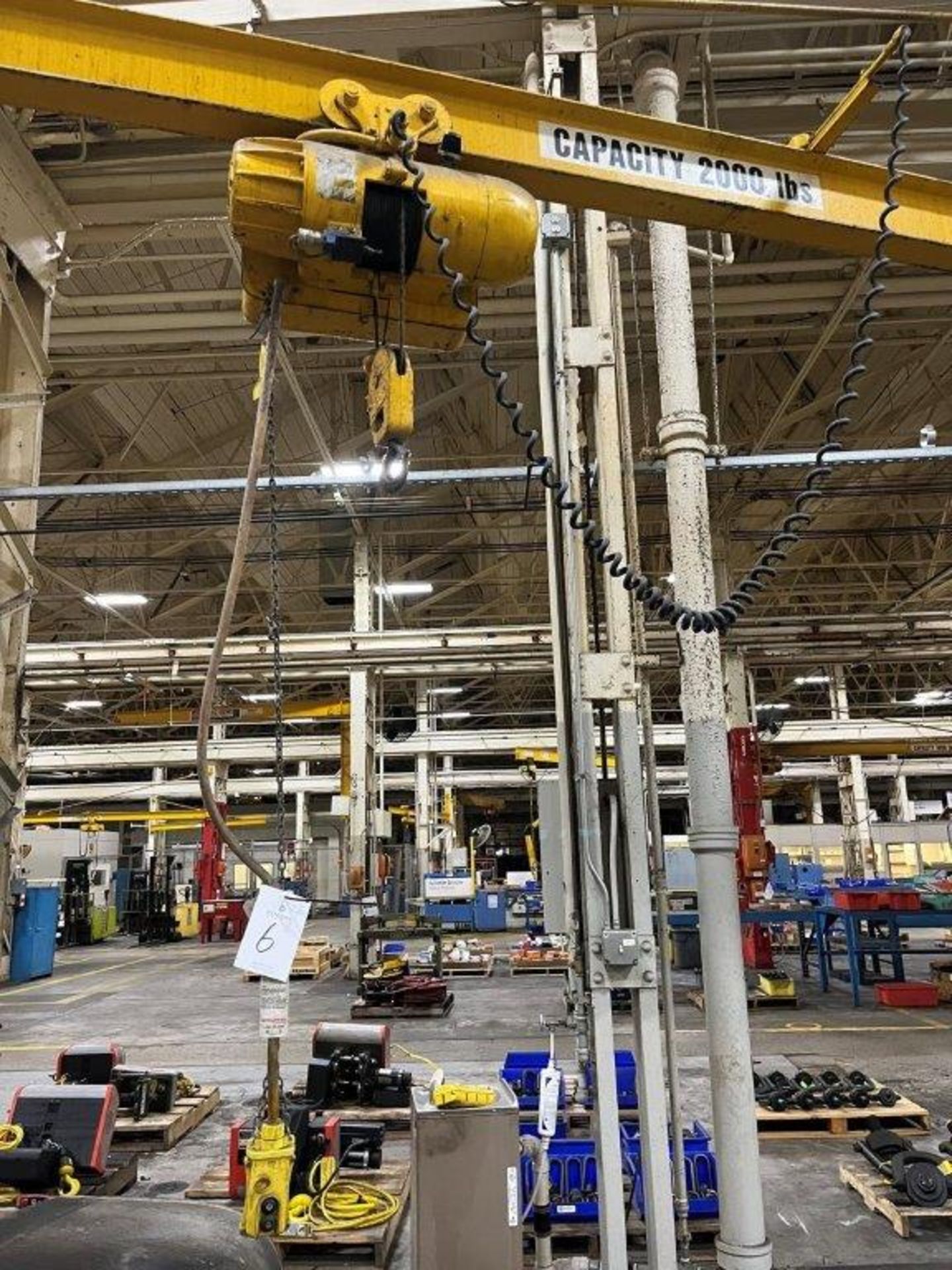 1-Ton x 20' Wall Mount Jib Crane - Image 2 of 2