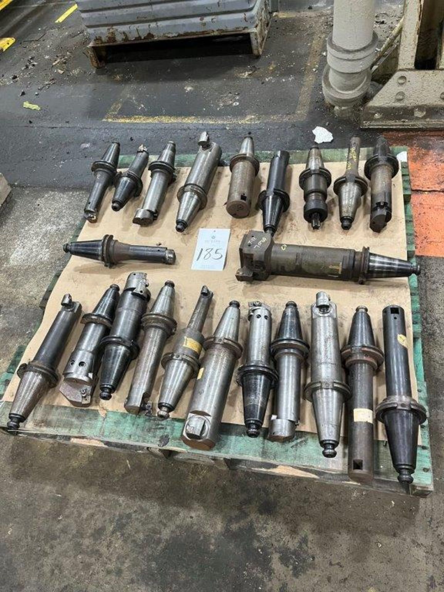 Pallet of CAT 50 Taper Tool Chucks