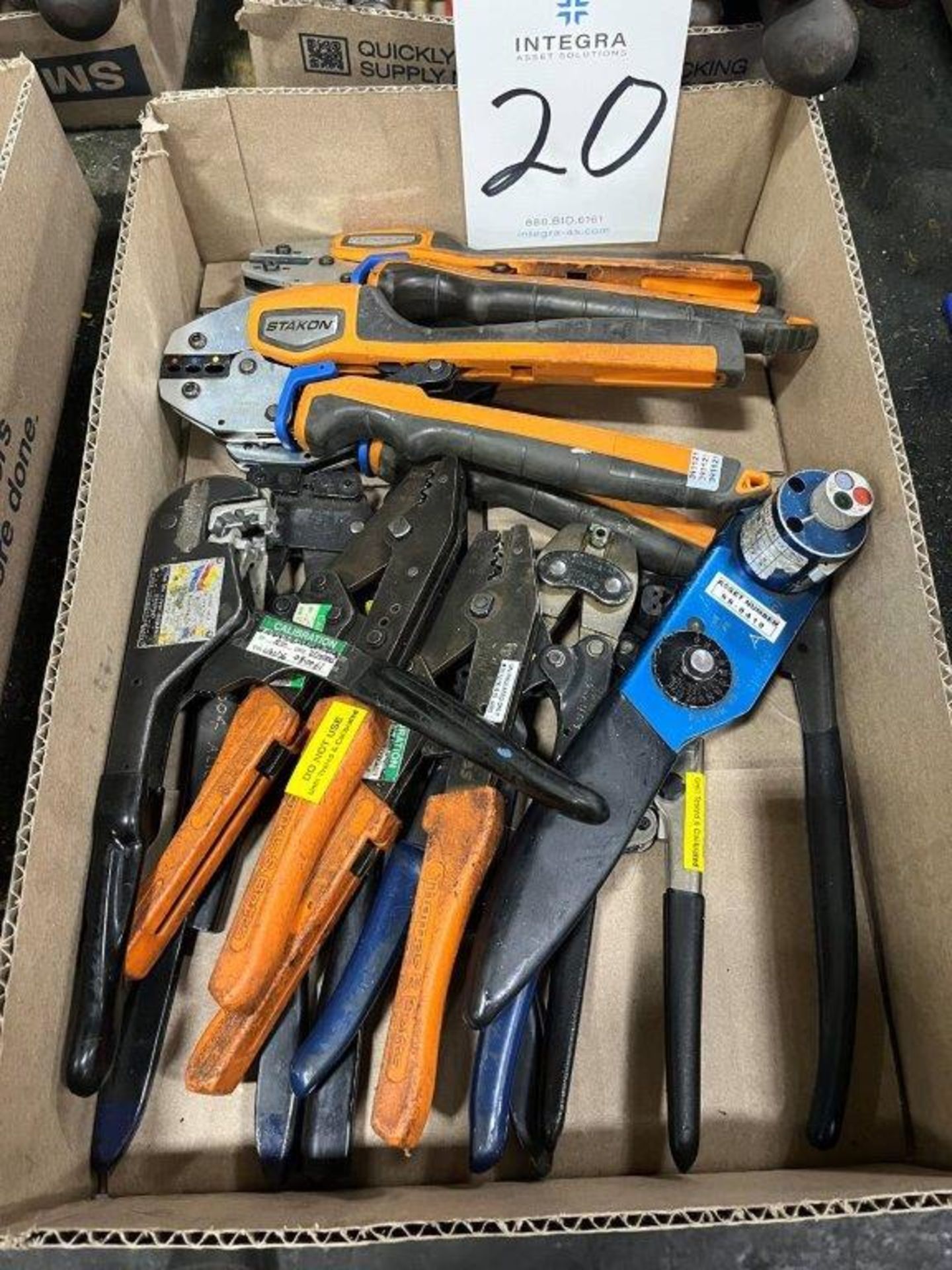 Lot of Assorted Electrical Crimping Tools