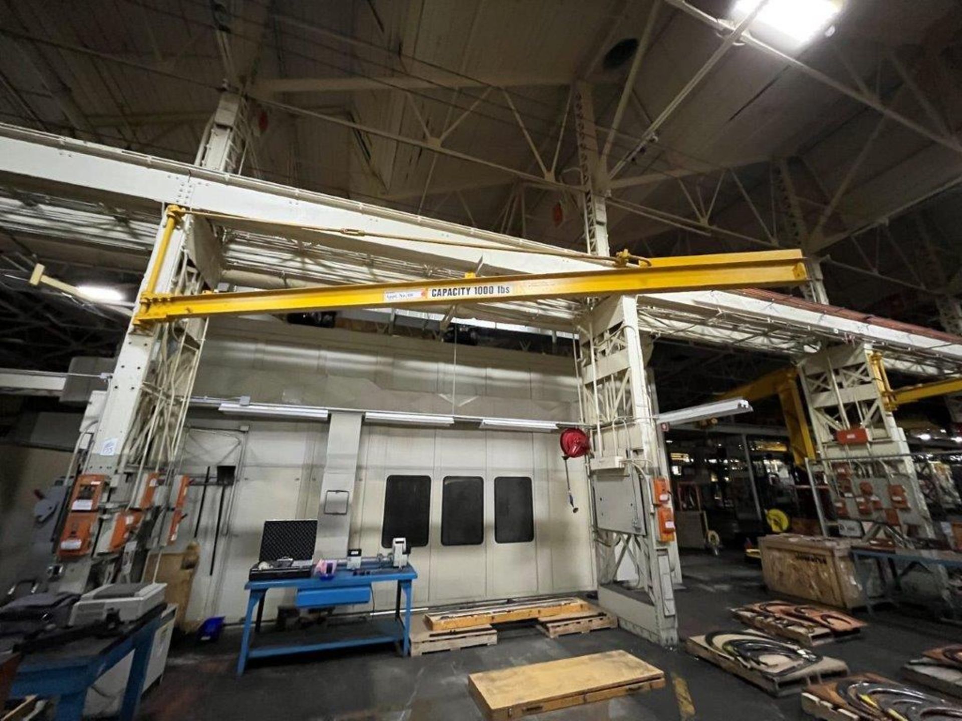 (3) 1/2-Ton Wall Mount Jib Cranes - Image 3 of 3